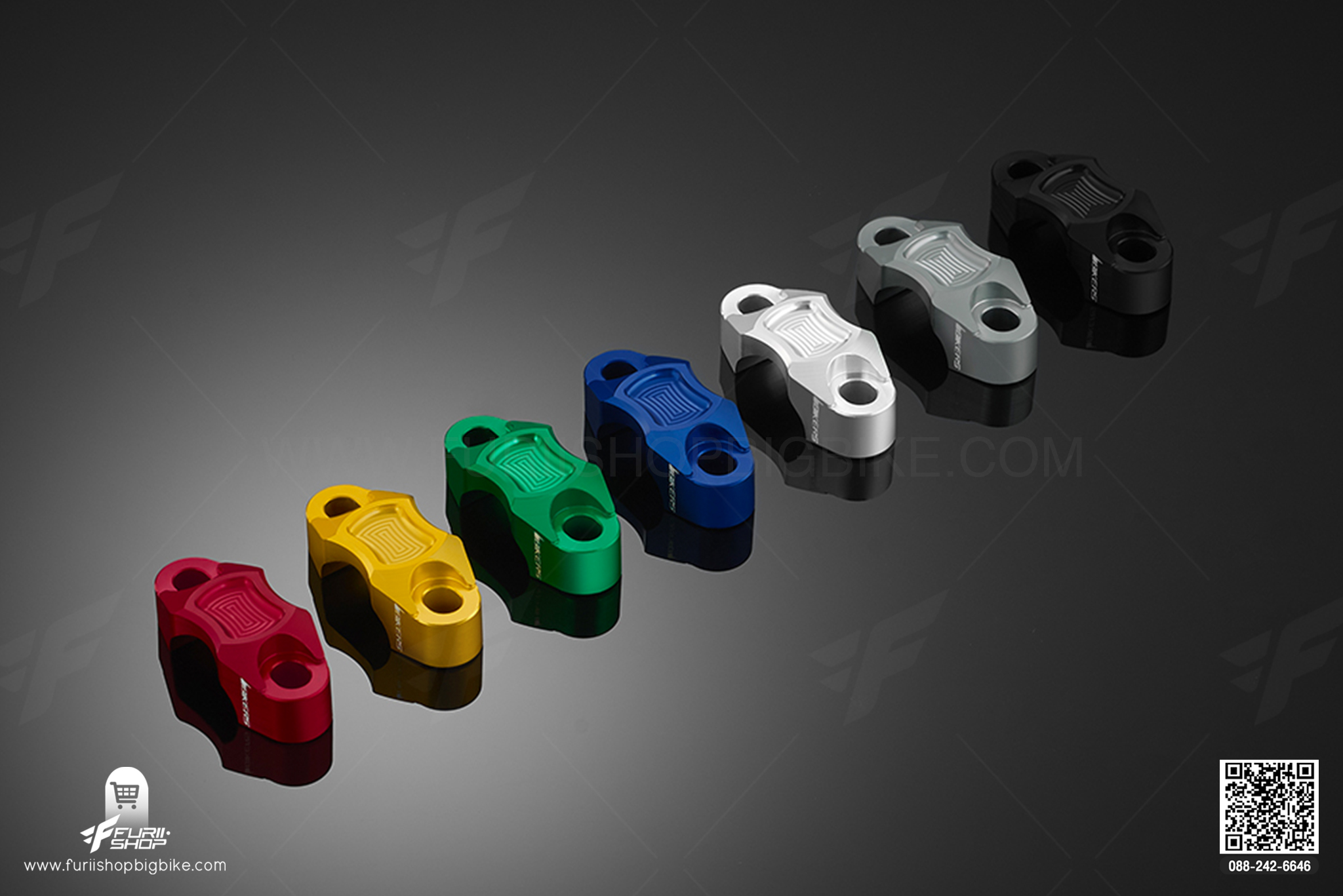 ประกับแฮนด์ (Rotating Bar Clamp (1 Piece)) Bikers Kawasaki Z125