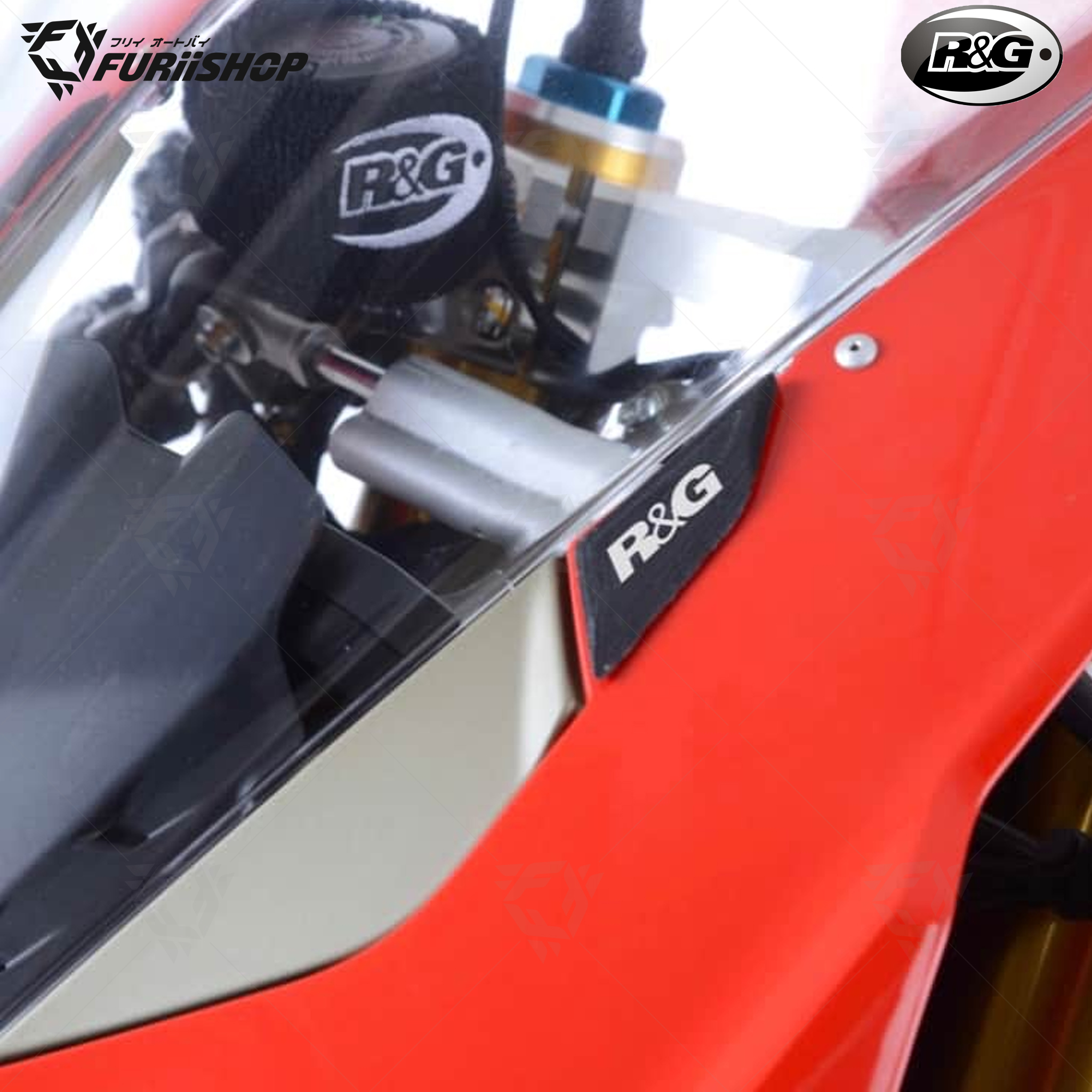 อุดกระจก R&G For : PANIGALE V2 2020-2024