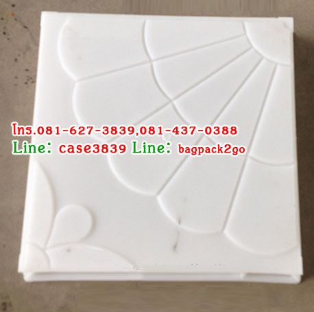 แม่พิมพ์บล็อคคอนกรีต ลายบานชื่น ขนาด 25x25x5 cm 5 ชิ้น