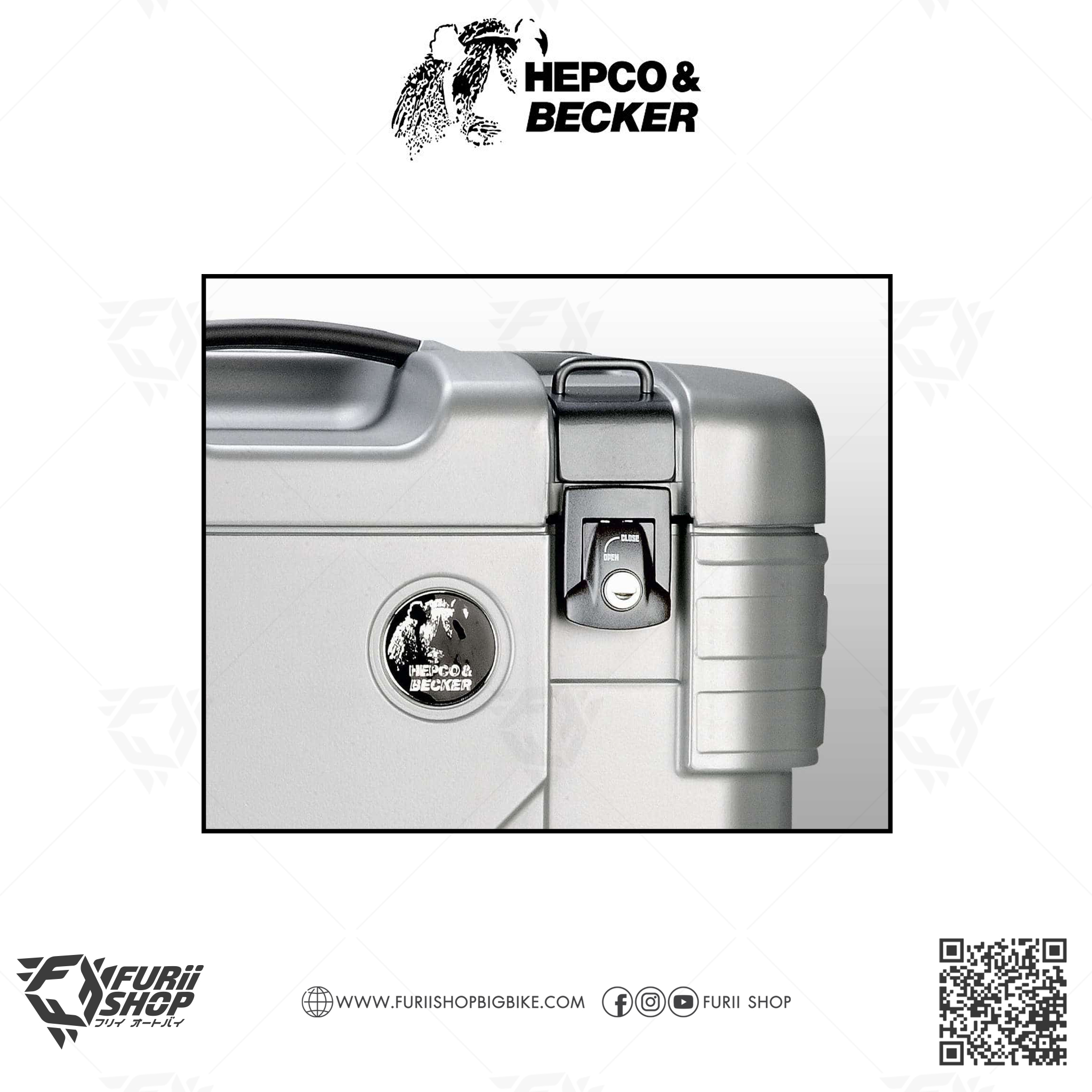 อุปกรณ์เสริม HEPCO & BECKER : Gobi Luggage Brackets For Gobi Side Case Recon
