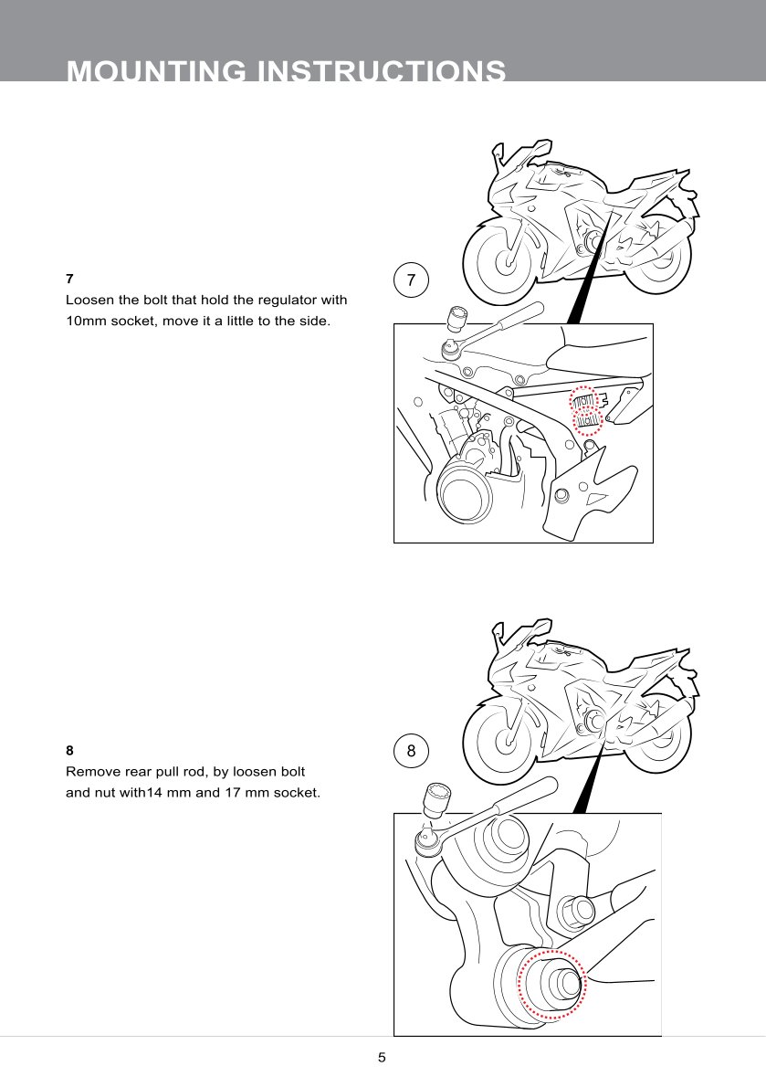 โช๊คหลัง โช๊คแต่ง โช๊คมอเอตร์ไซค์ OHLINS HO110020 FOR HONDA CBR500R/CB500F ของแท้