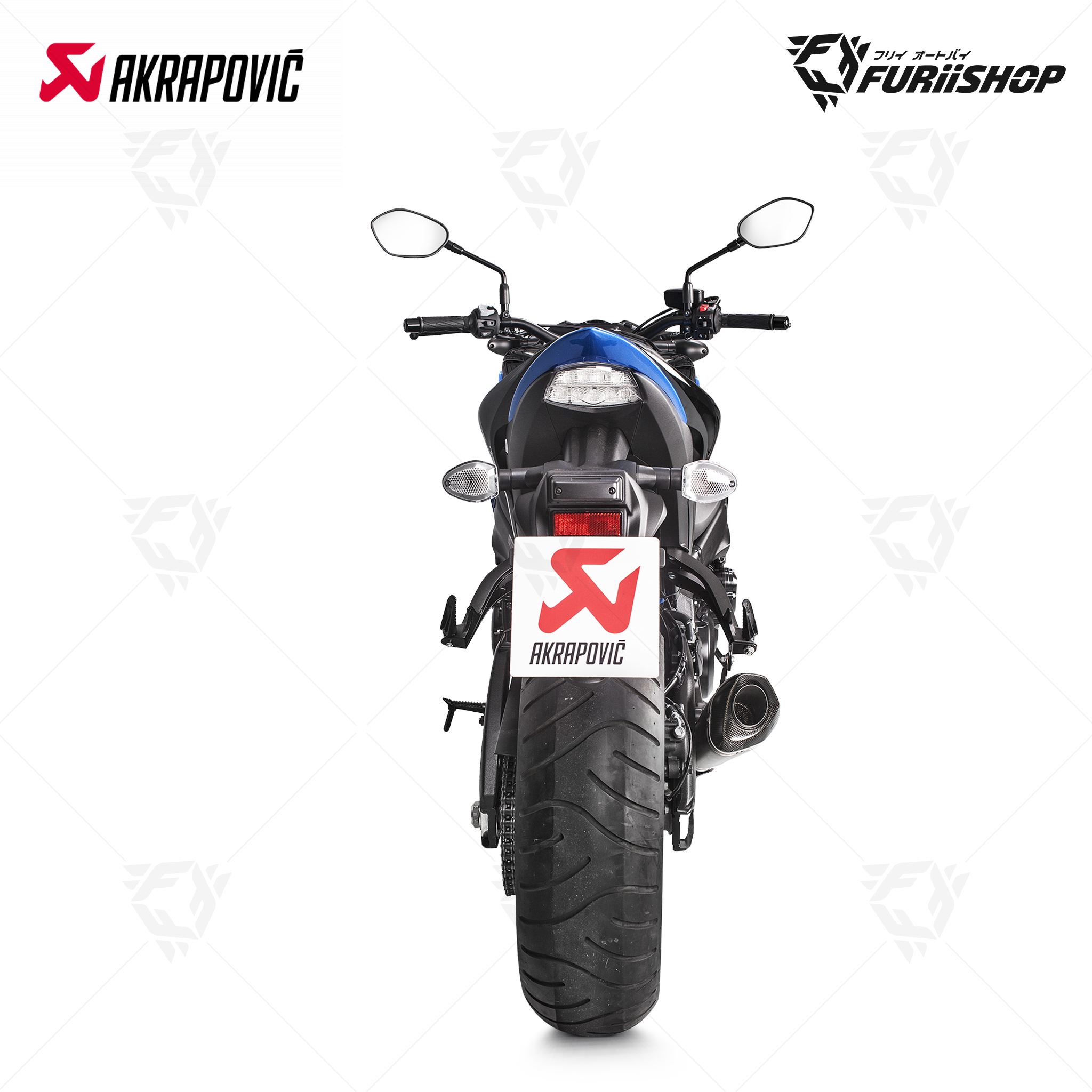 ท่อมอเตอร์ไซค์ Akrapovic - Slip on Shorty : for Suzuki Gsxs1000Gt 2022/Gsxs1000 21-22