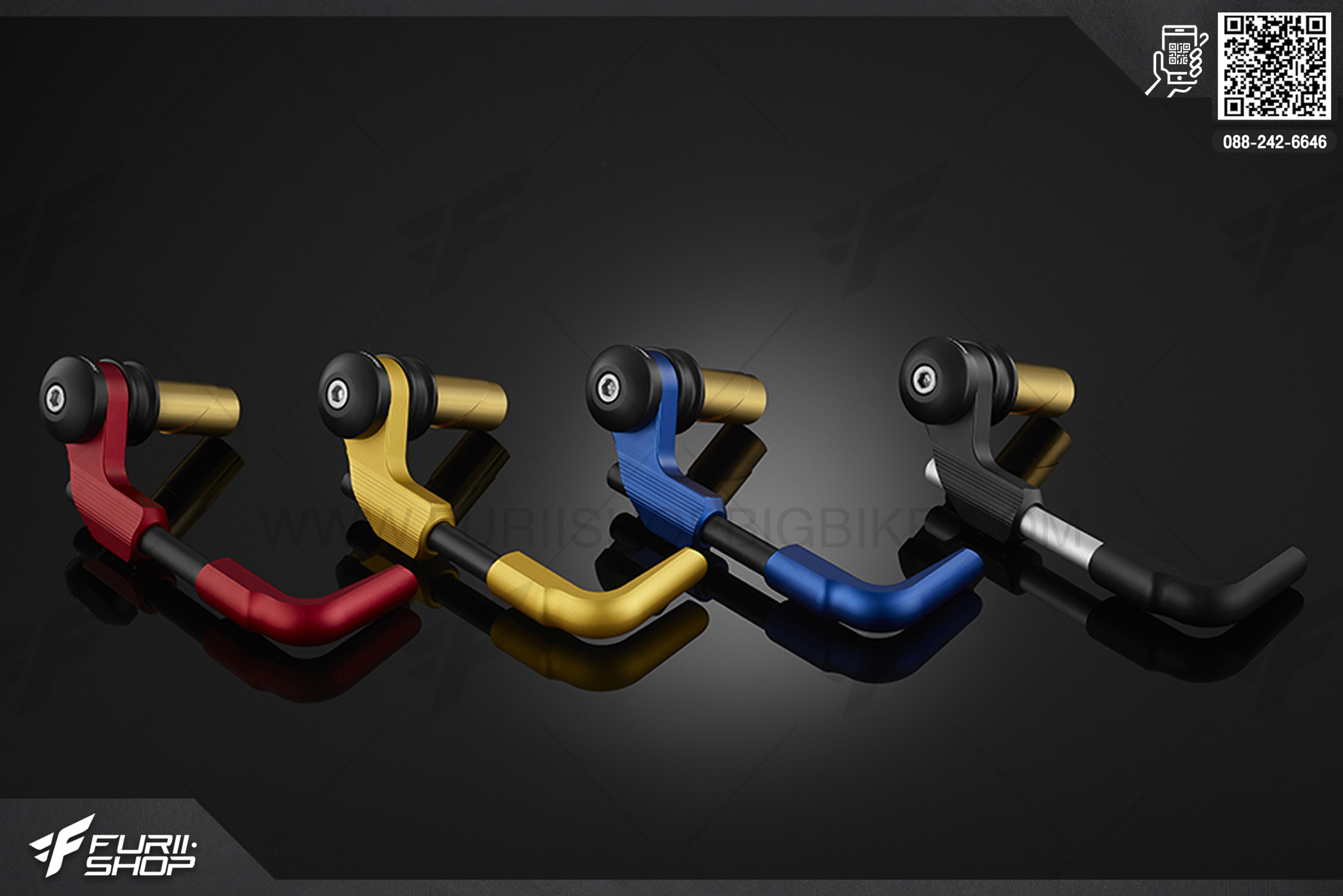 โปรการ์ดแฮนด์ปรับระดับ (Adjustable Hand Guard) Bikers Kawasaki Z250SL ABS