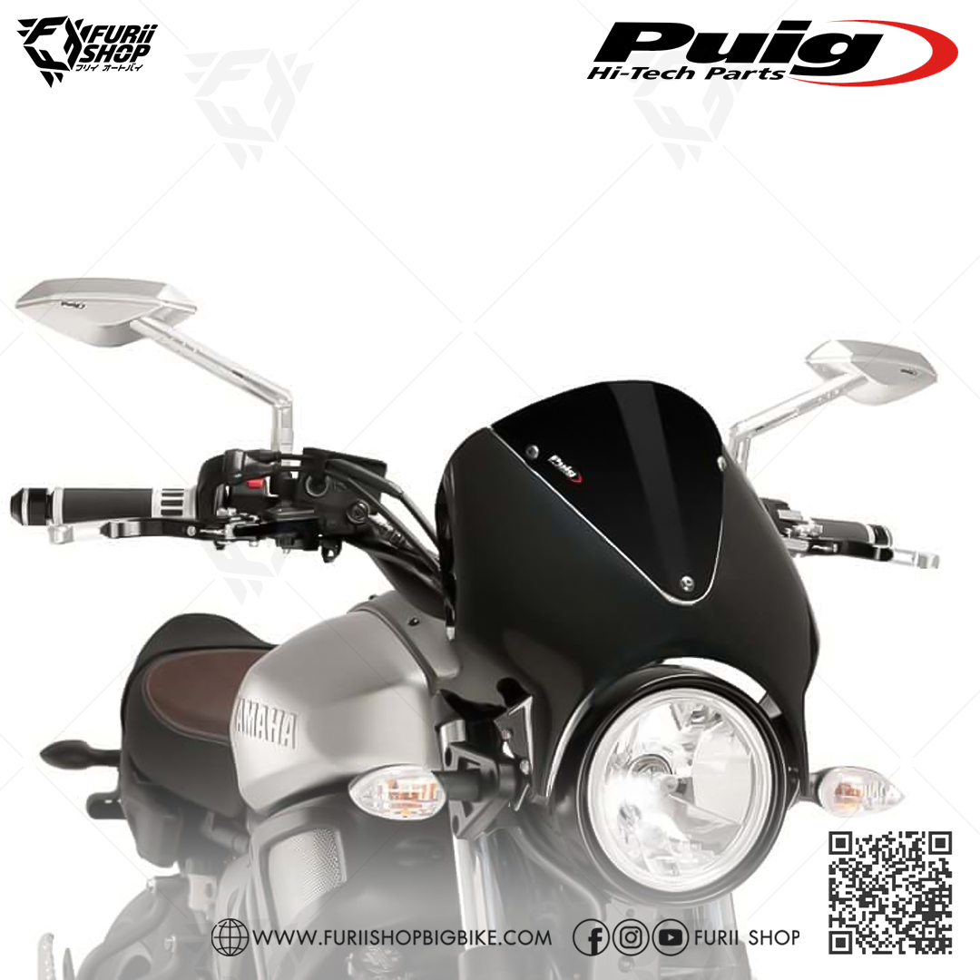 ชิลด์หน้า Puig Windshield Retrovision : for Yamaha XSR700 2017-2020