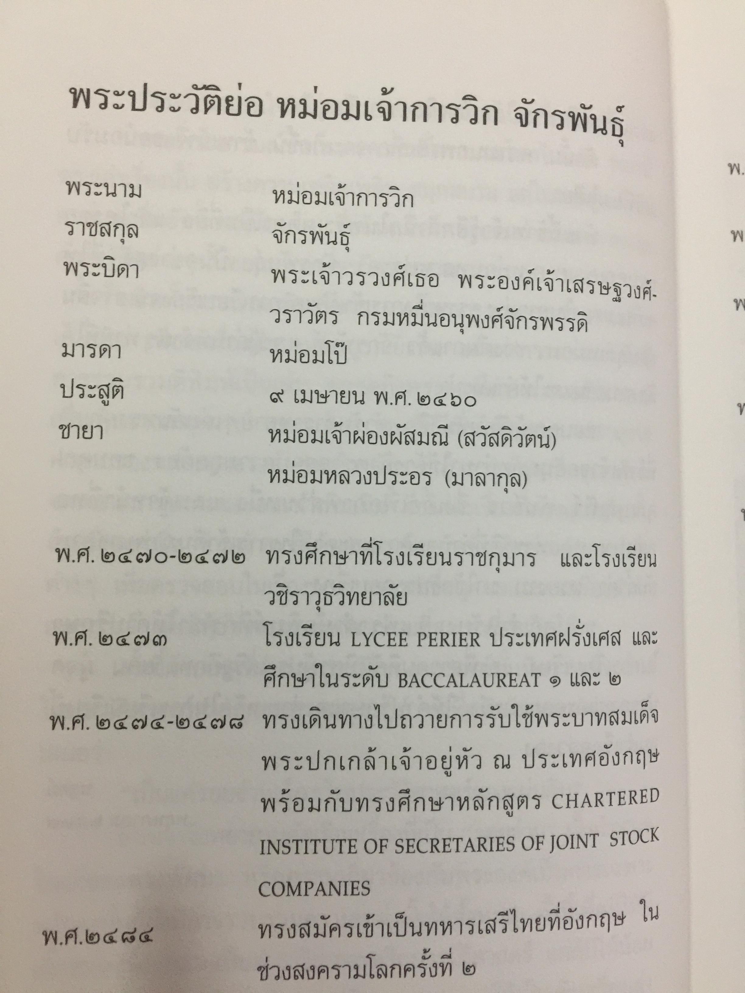 ใต้ร่มฉัตร หม่อมเจ้าการวิก จักรพันธ์ุ. ผู้เขียน นรุตม์ 0 กก.