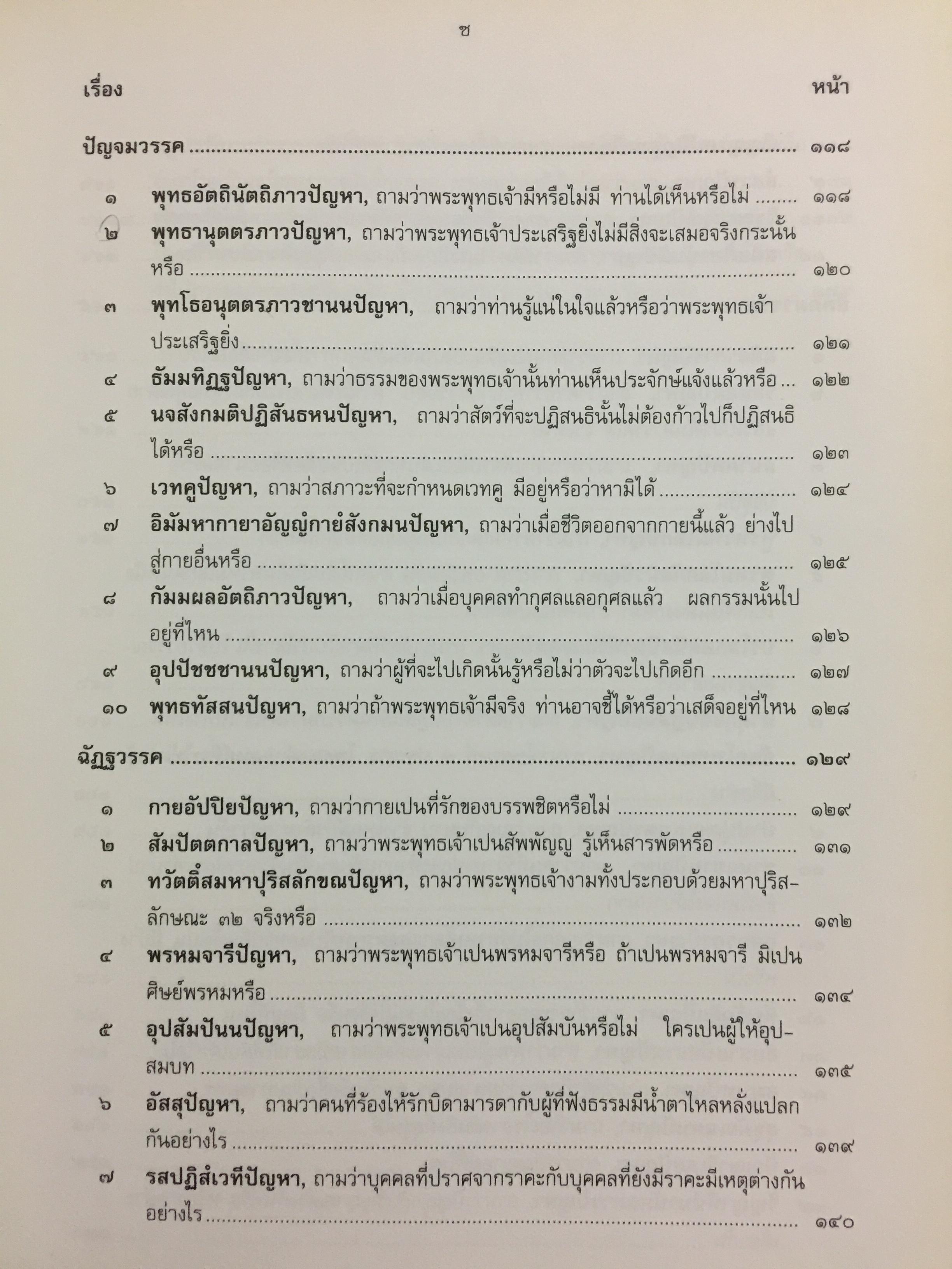 มิลินทปัญหา. เป็นข้อปุจฉาวิปัสสนาเกี่ยวกับปัญหาความเป็นไปของชีวิตมนุษย์ทุกคน. 0 กก.