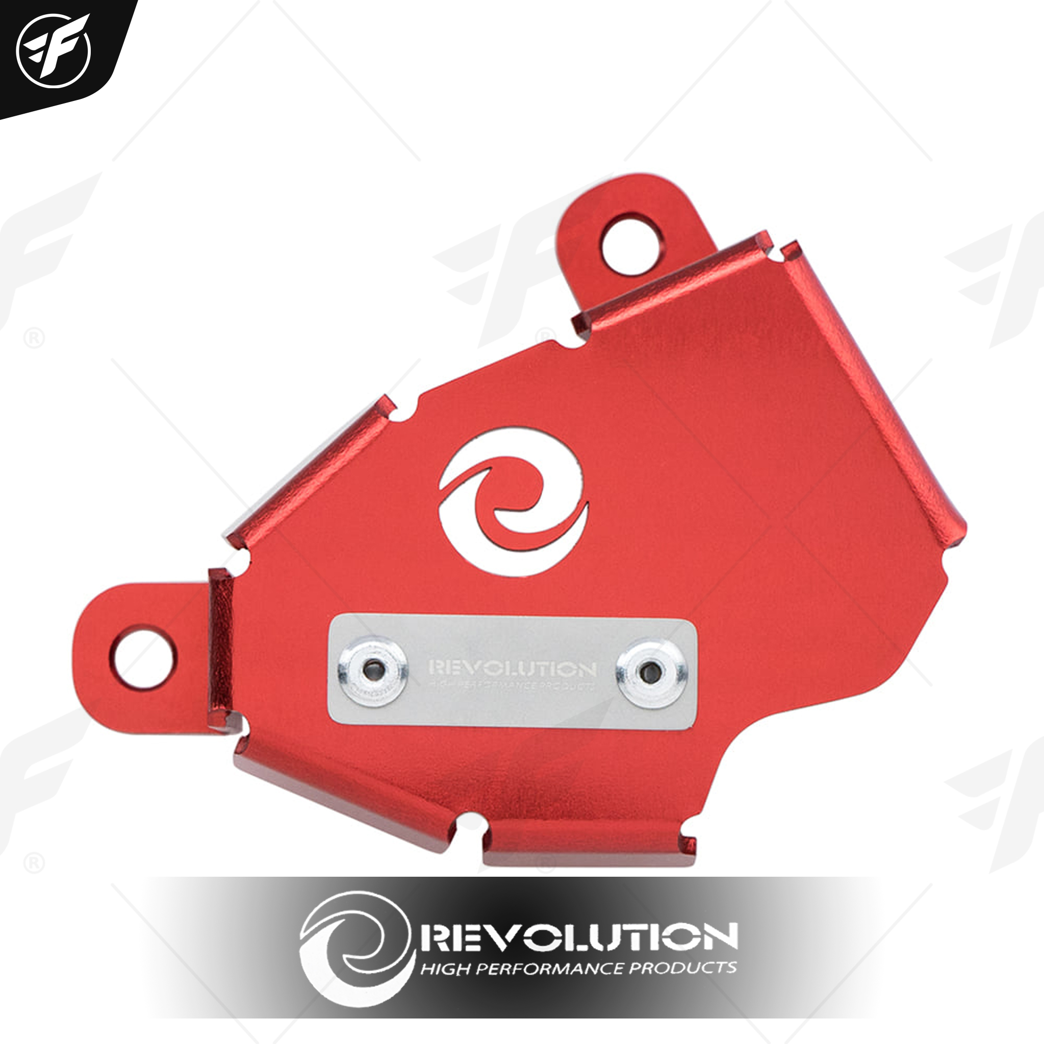 การ์ดปั้มน้ำ 2D (สแตนเลส) REVOLUTION FORZA-350 NEW แดง