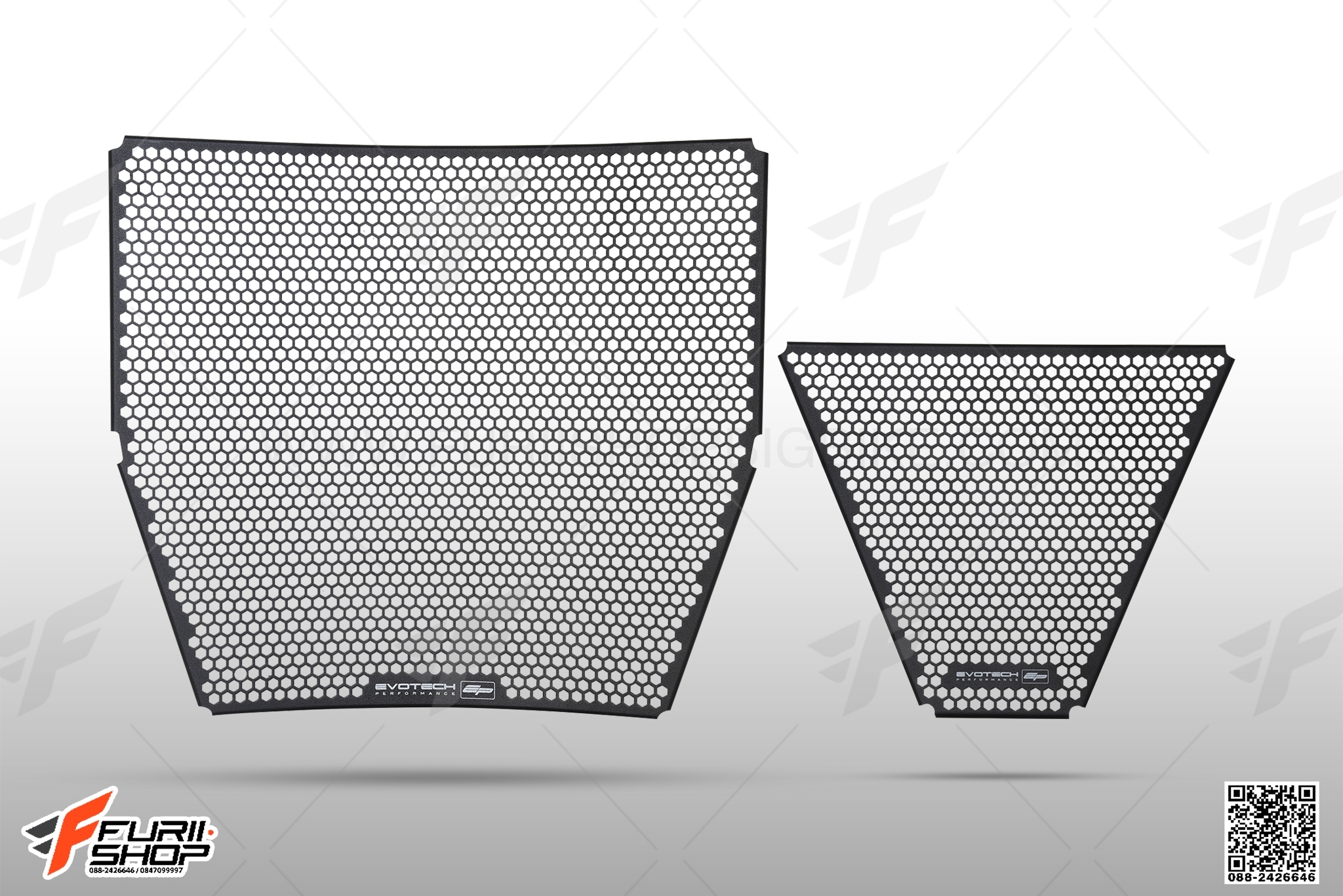 การ์ดหม้อน้ำ Evotech สำหรับ Ducati Panigale V4