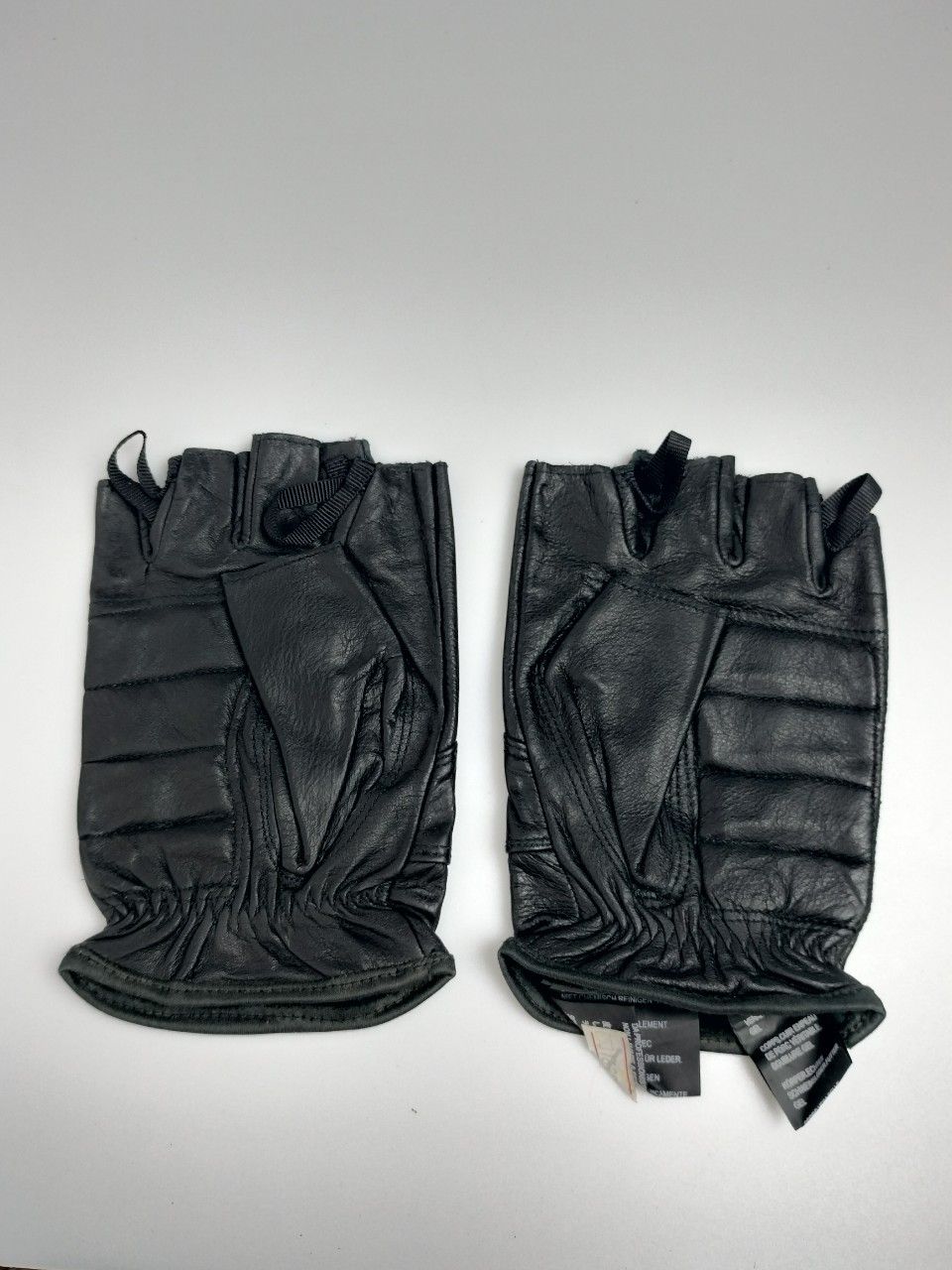 H-D ถุงมือหนังตัดนิ้ว