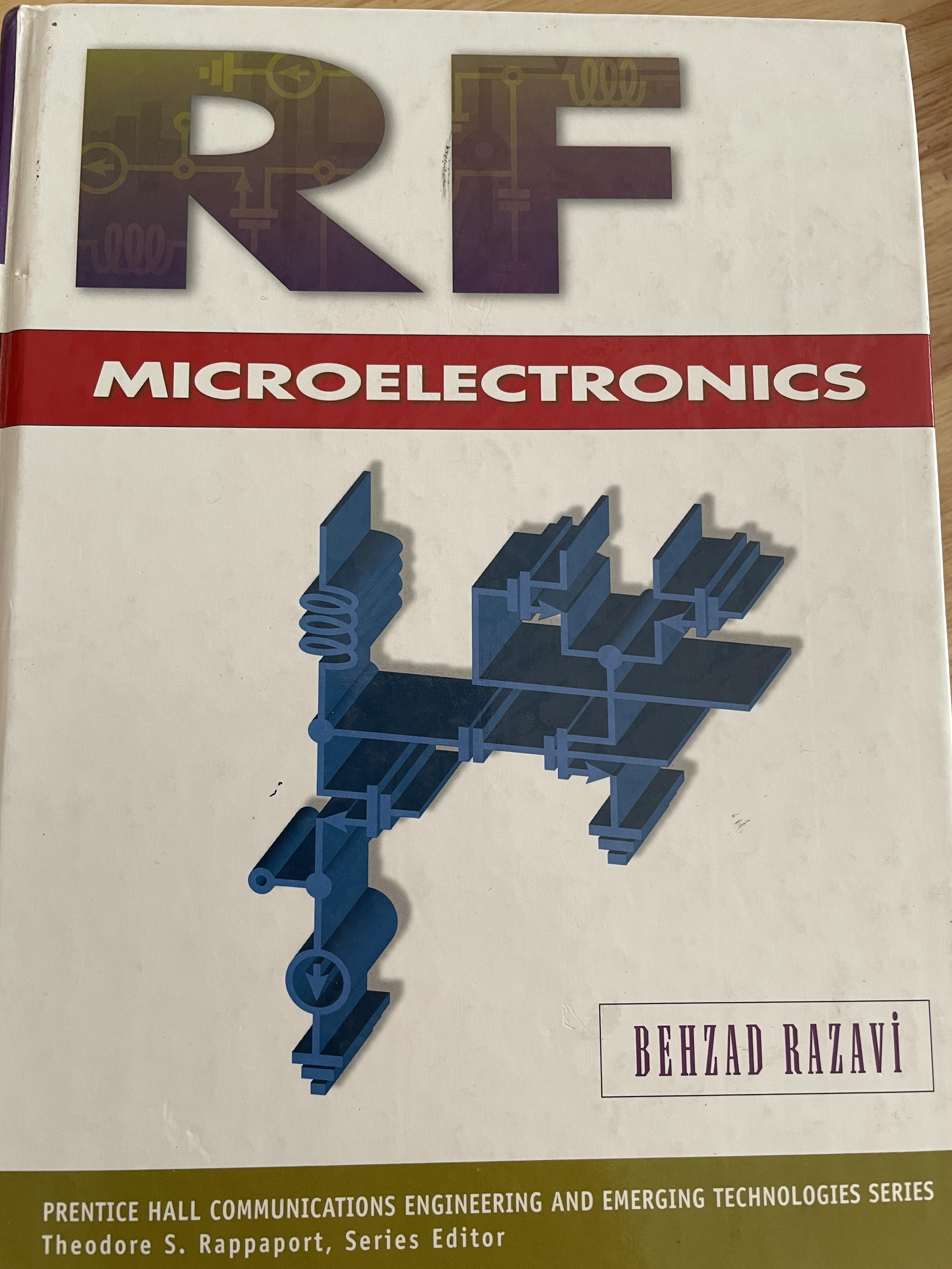 RF MICROELECTRONICS ผู้เขียน BEHZAD RAZAVI 0 กก.