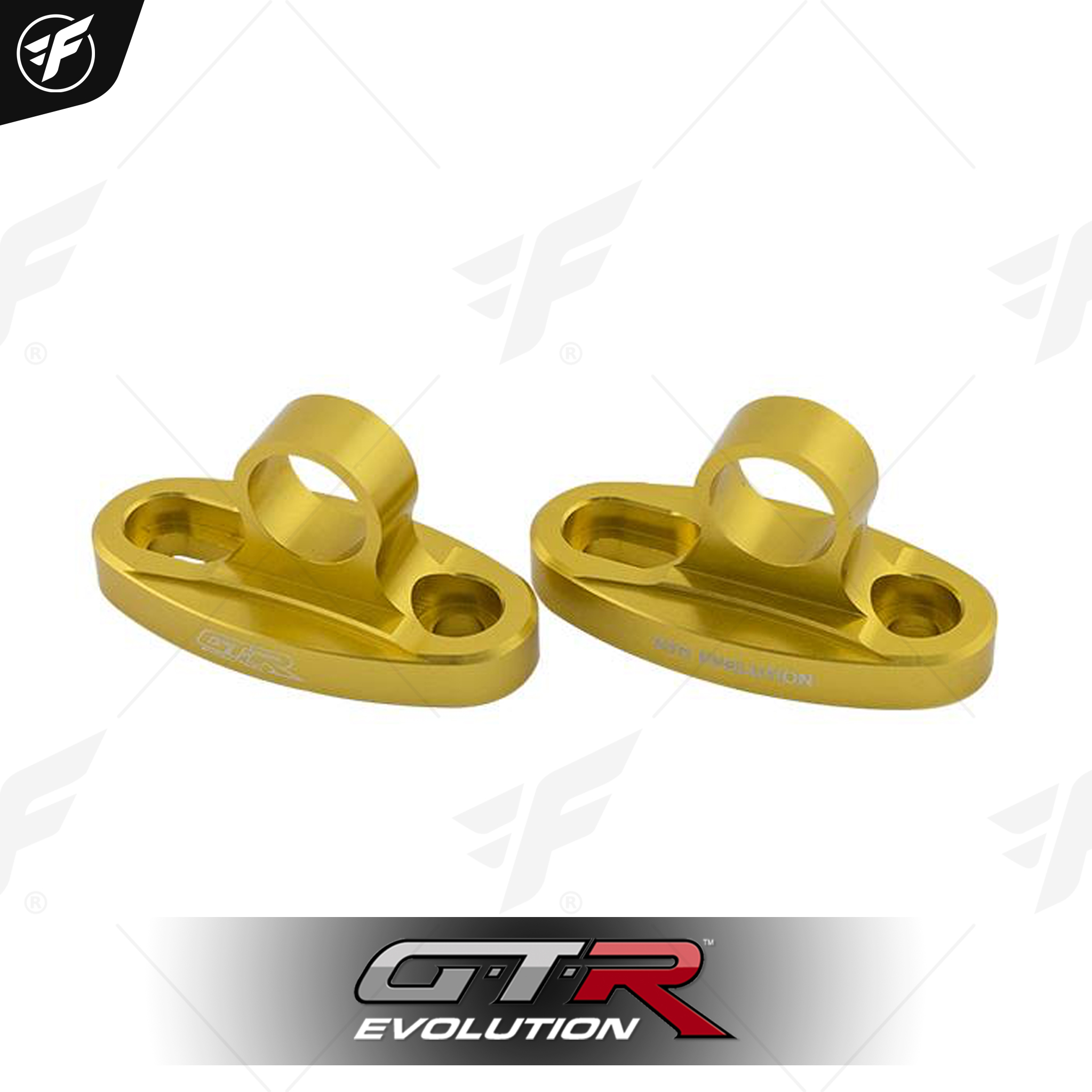 ฐานกระจก(ยึดหน้ากาก) CNC GTR BIGBIKE ทอง
