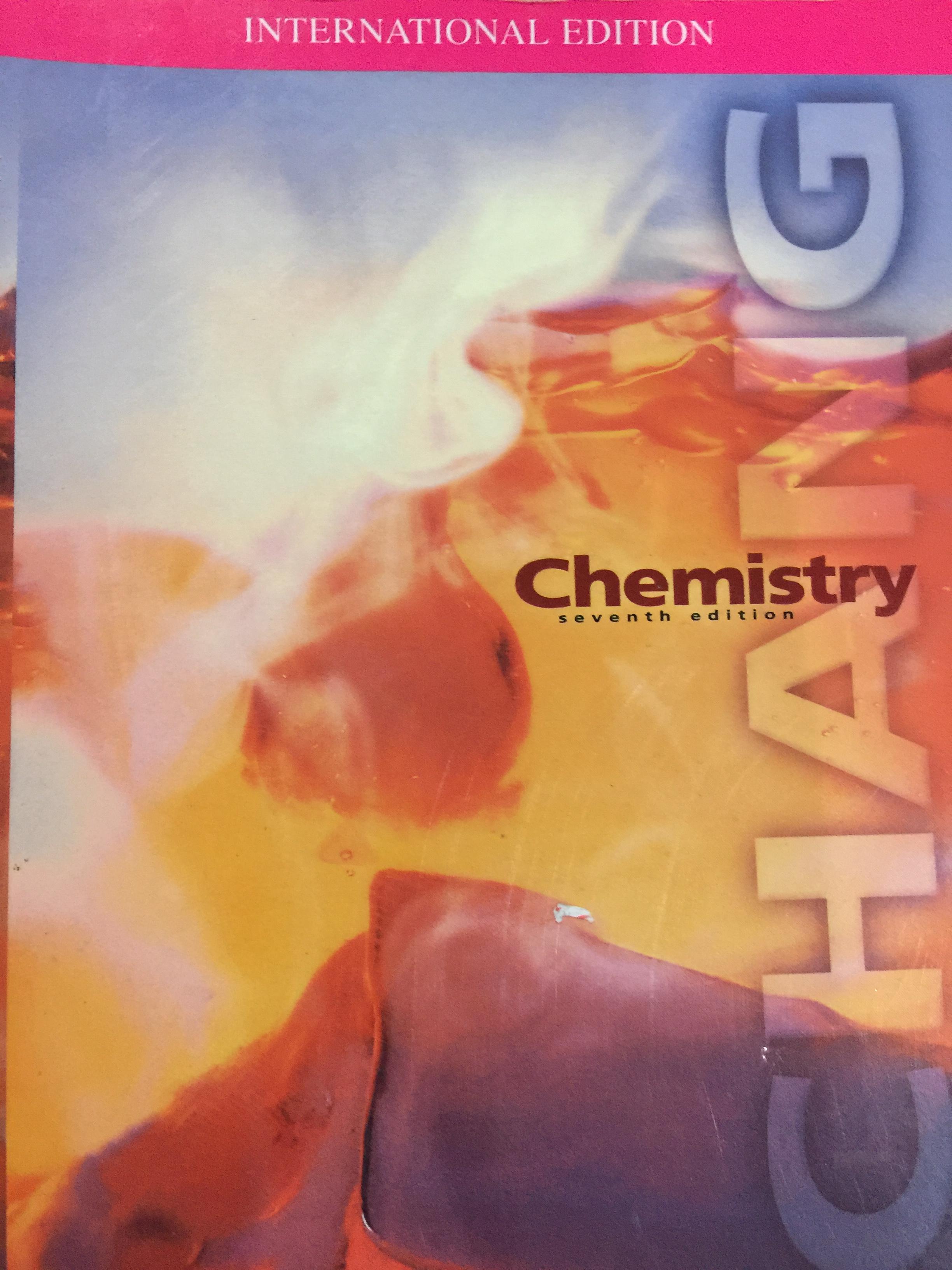 CHEMISTRY ผู้เขียน Raymond Chang 0 กก.