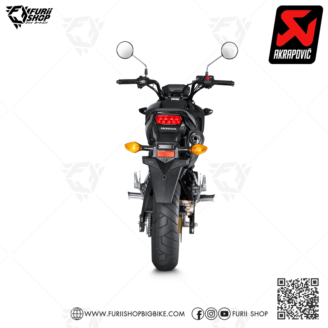ท่อแต่ง Akrapovic Slip on Carbon : for Honda MSX125/grom 2013-2016