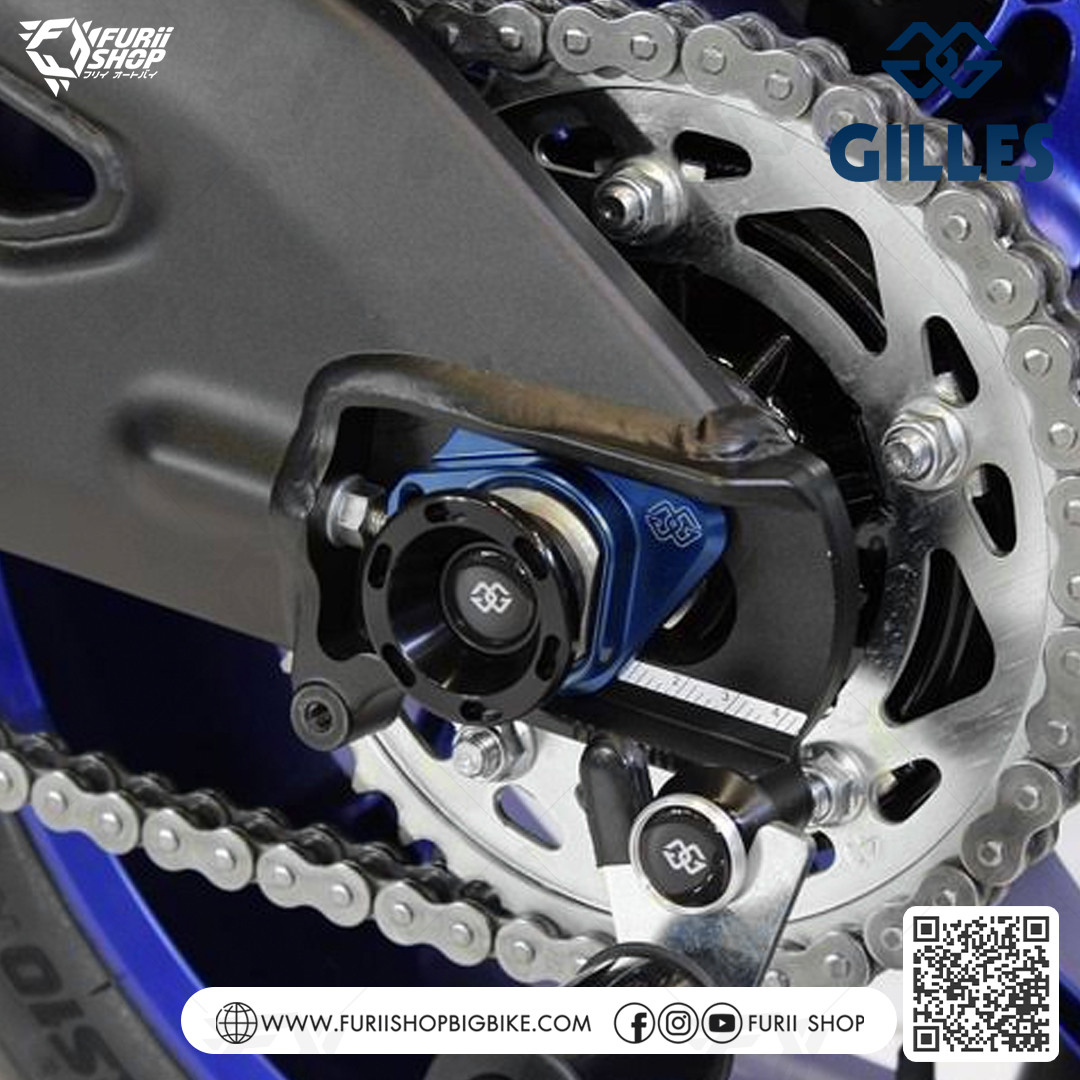 กันล้มหลังปากแตร Gilles tooling Rear Axle Protector : for Yamaha R6 2006-2016
