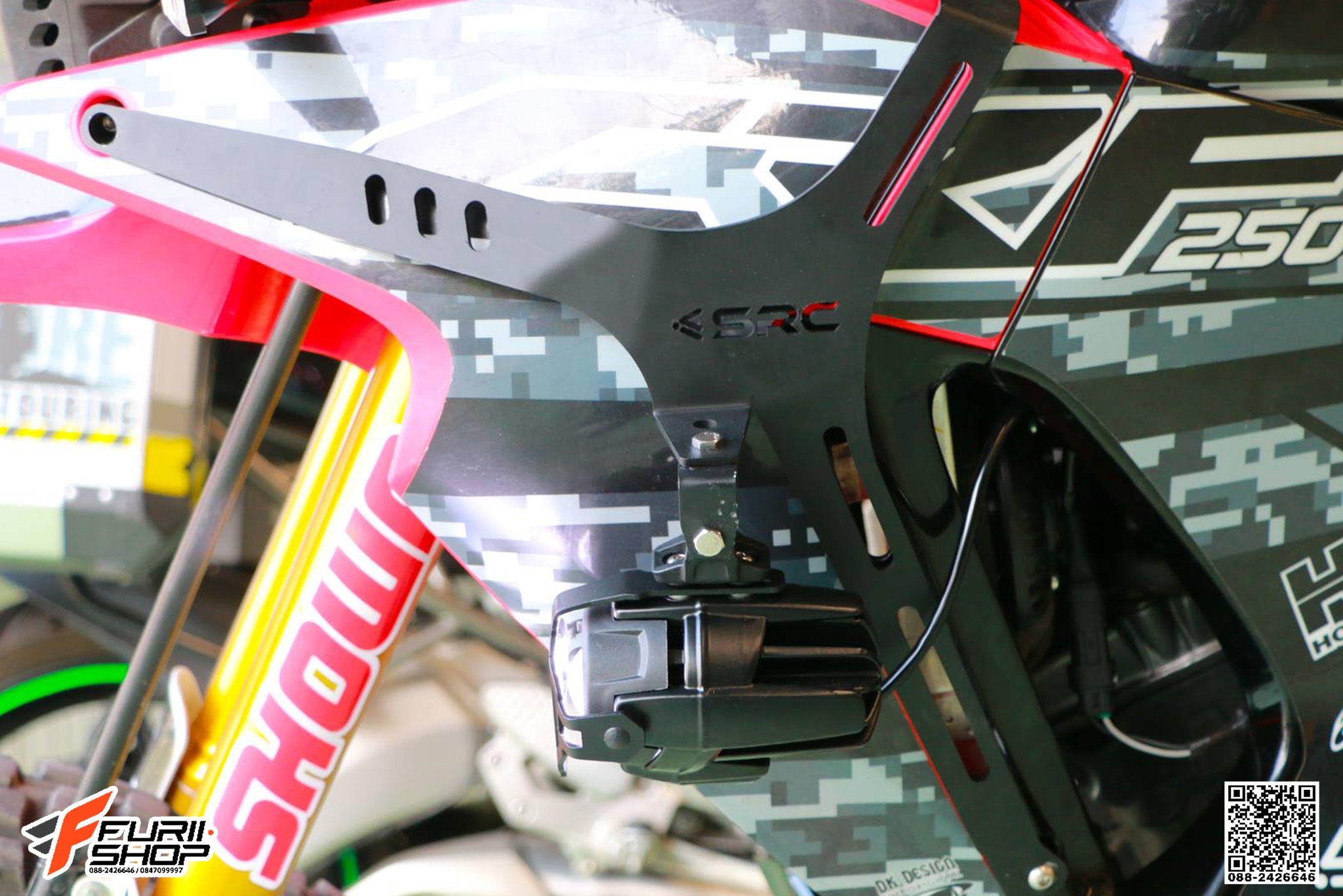 ขายึดไฟFOGLAMP SRC FOR HONDA CRF250RALLY