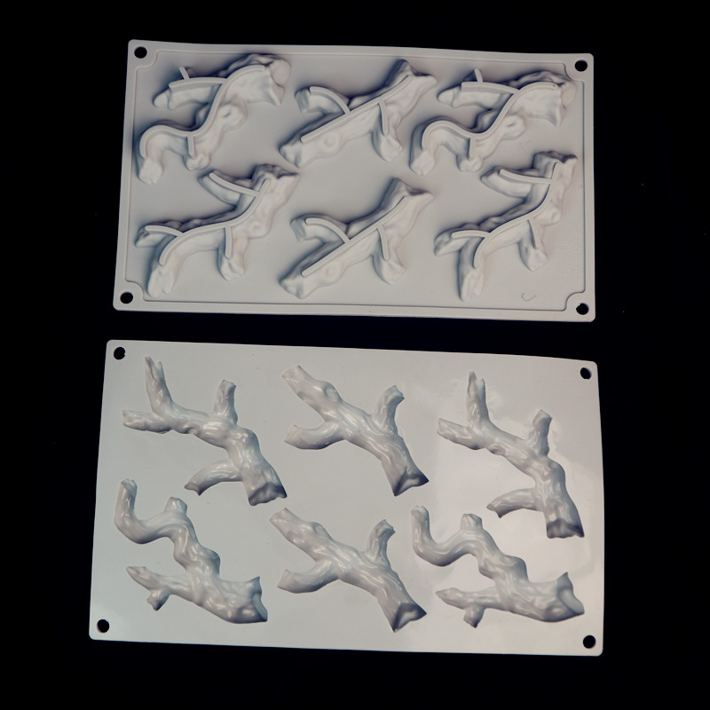 แม่พิพม์ซิลิโคน ทอนไม้ กลีบส้ม