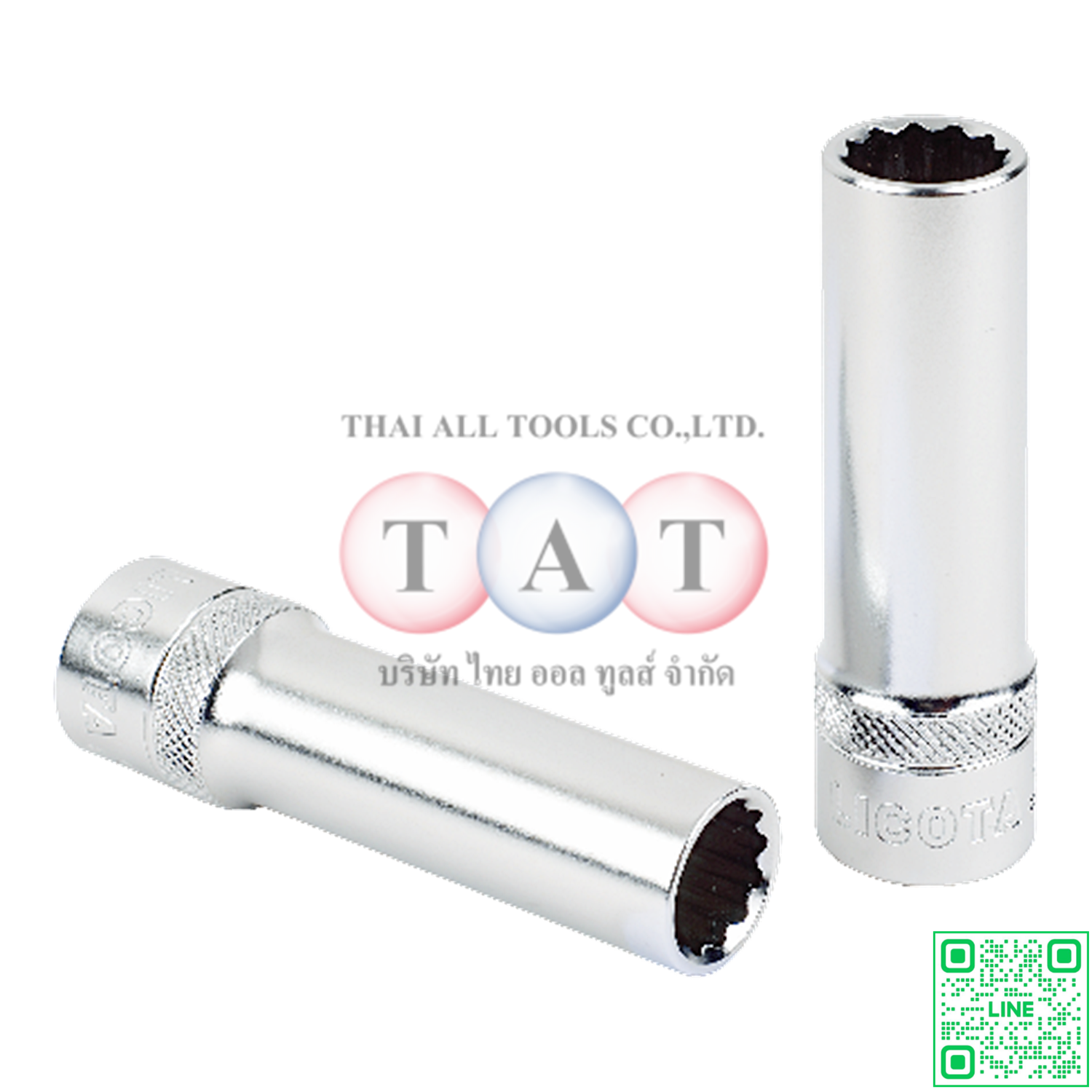 3/8" DR. FLANK 12PT DEEP SOCKETS (MICRO FINISHED)
