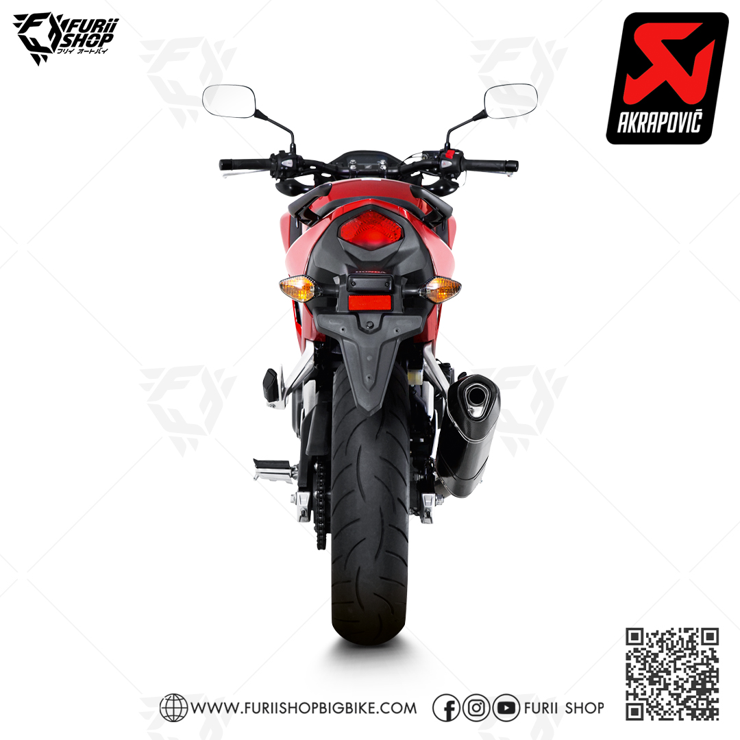 ท่อแต่ง Akrapovic Slip on Carbon : for Honda CBR 500 X,F,R 2019-2021 All New !!