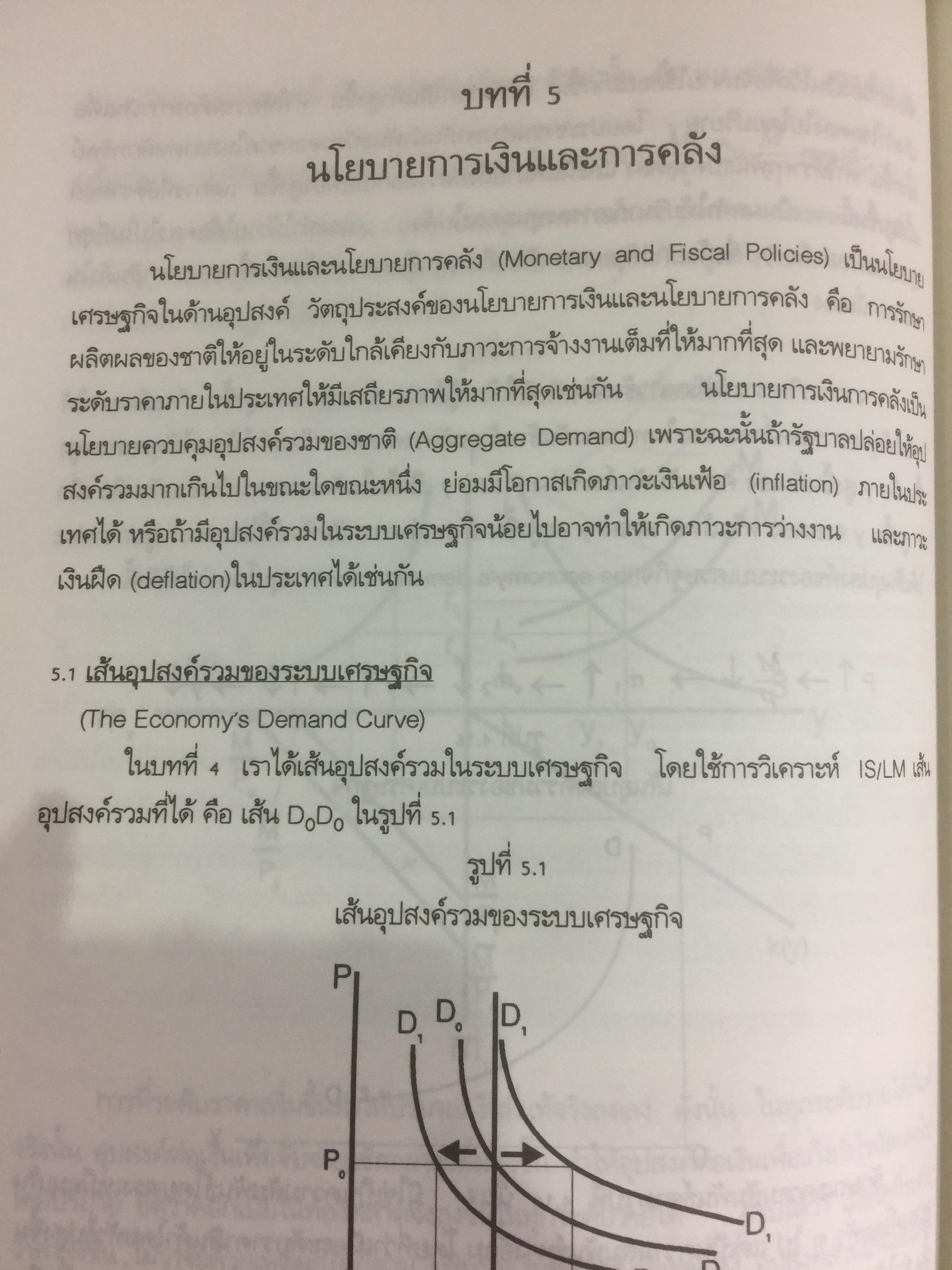ทฤษฎีเศรษฐศาสตร์มหภาค ผู้เขียน ประพันธ์ เศวตนันทน์ 700 กรัม