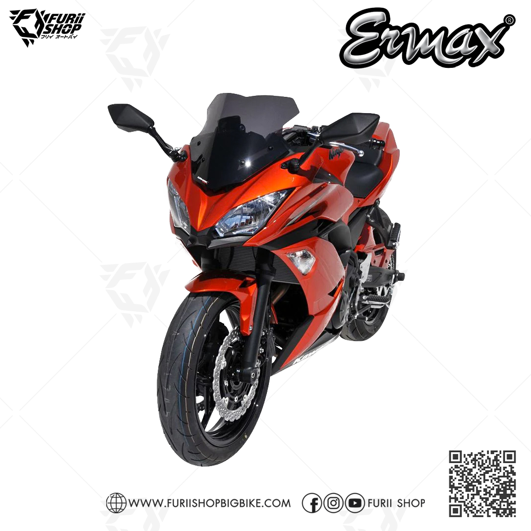 ชิลด์ Ermax Windshield Racing : for Kawasaki Ninja650 2017