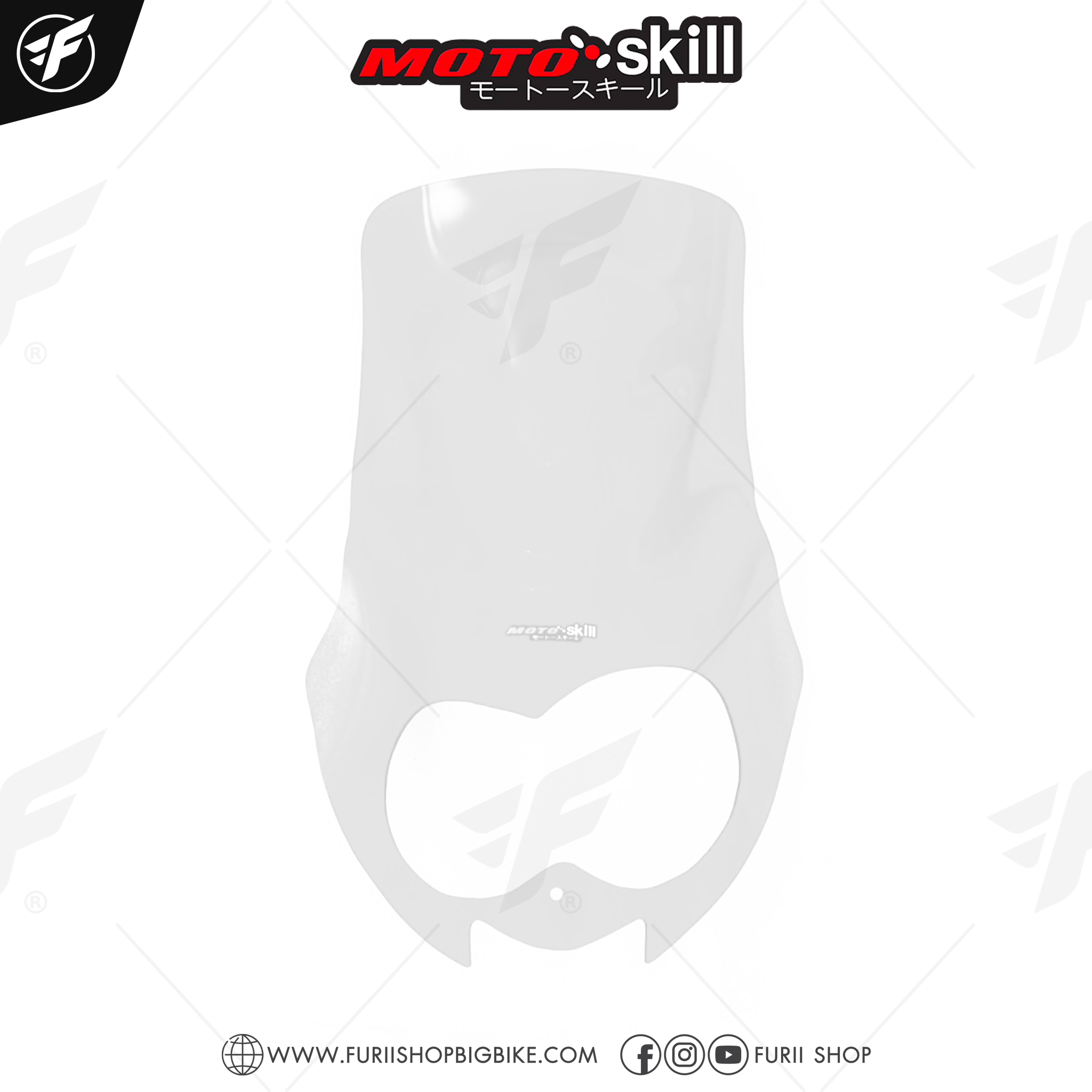 ชิลด์หน้า Motoskill Windshild 1 Color สำหรับ HONDA CRF 300 Rally