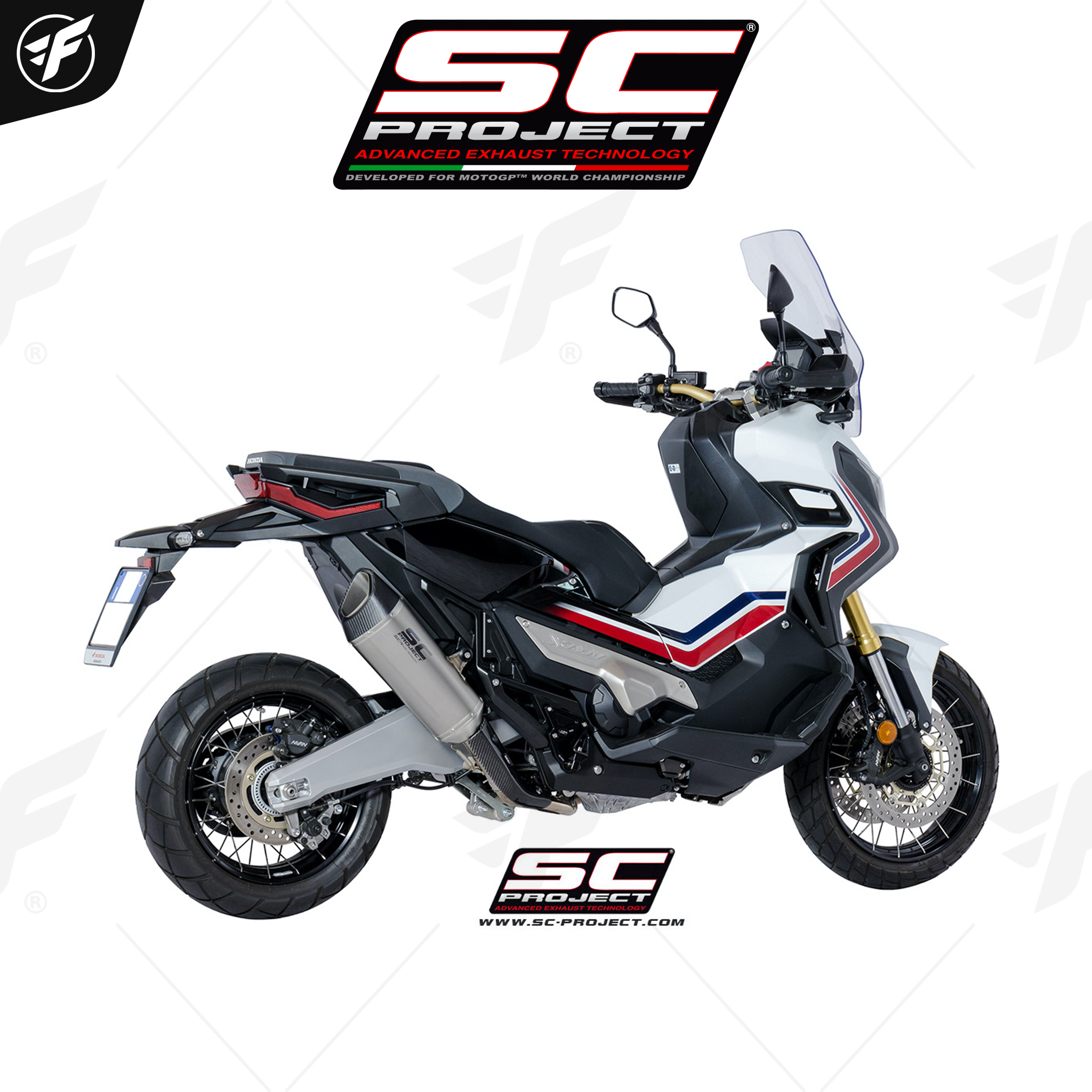 HONDA X-ADV 750 (2017 - 2020) SC1-R Muffler, Titanium