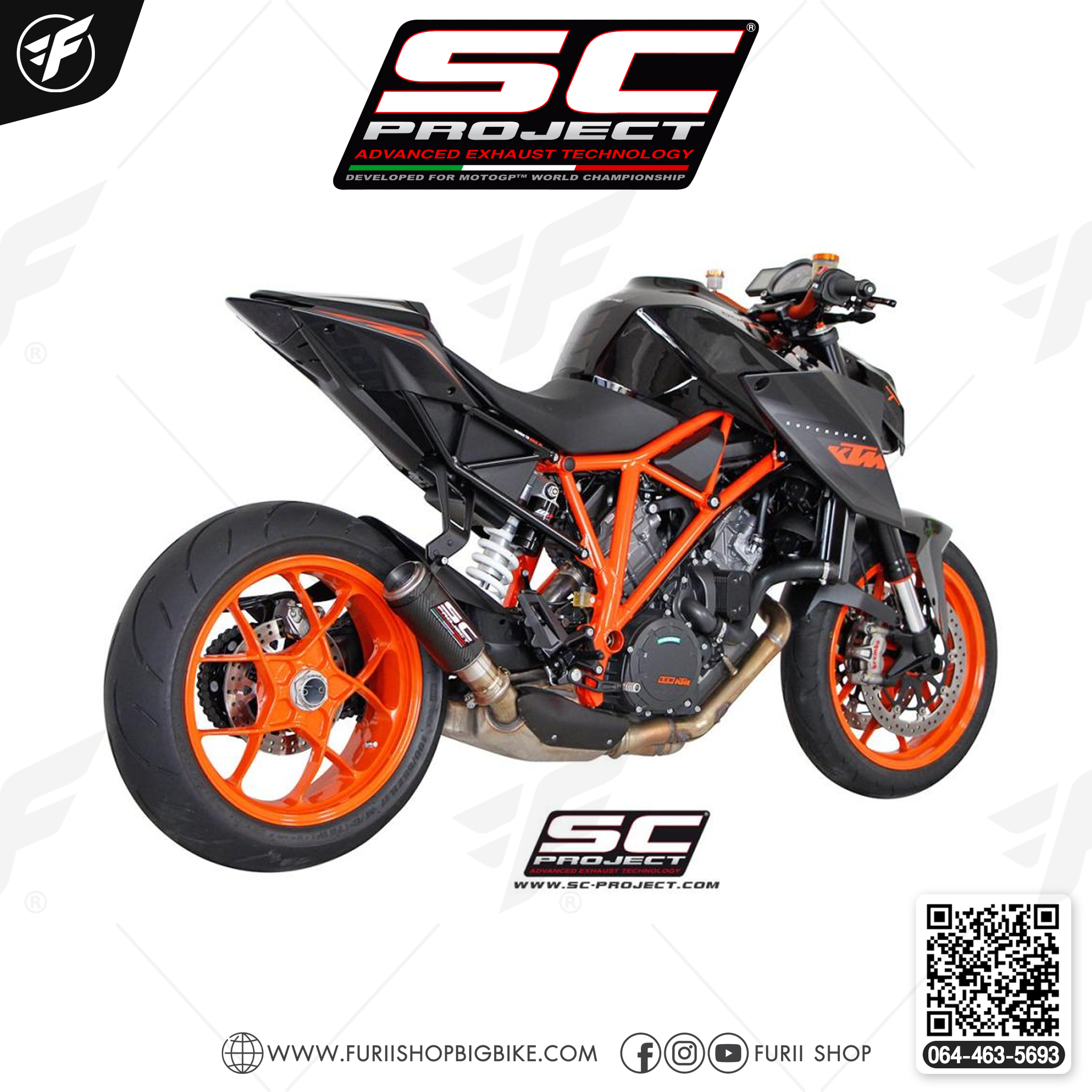 KTM 1290 SUPER DUKE R (2014 - 2016) CR-T Muffler