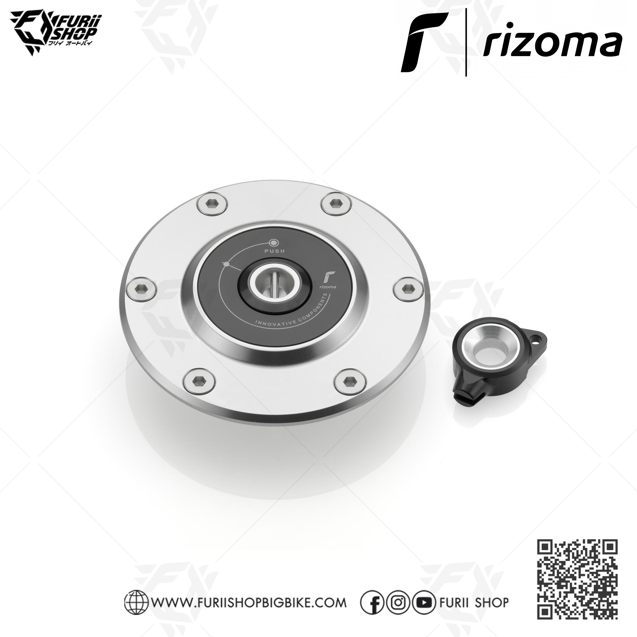 ฝาถังน้ำมัน Rizoma Gas Cap : for Ducati Monster 1200-S/Monster 821