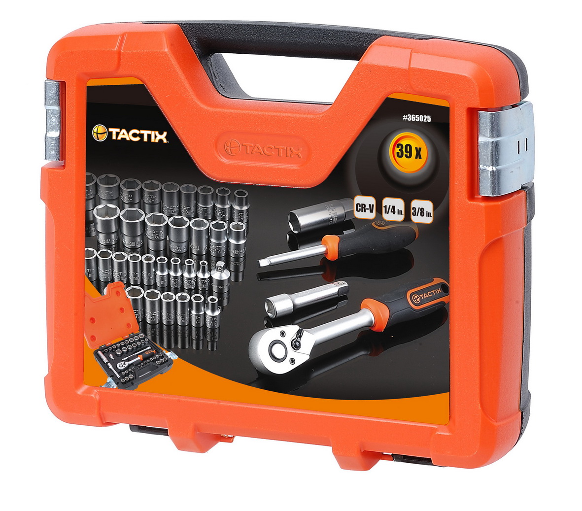 ลูกบล็อกชุด 39 PC 1/4 in.&3/8 in. #365025 TACTIX