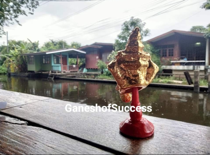 เศียรบรมครู เศียรพระพิฆเนศ ปิดทอง ขนาดเล็ก