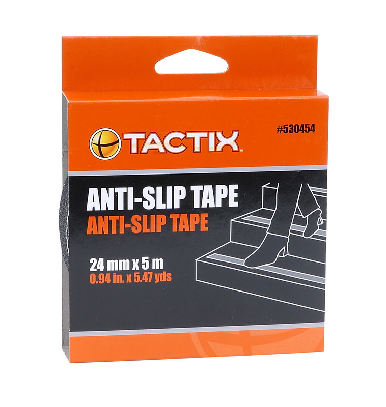 เทปกันลื่น งานหนัก (ทนน้ำและน้ำมัน) 24mm*5m 530454 TACTIX