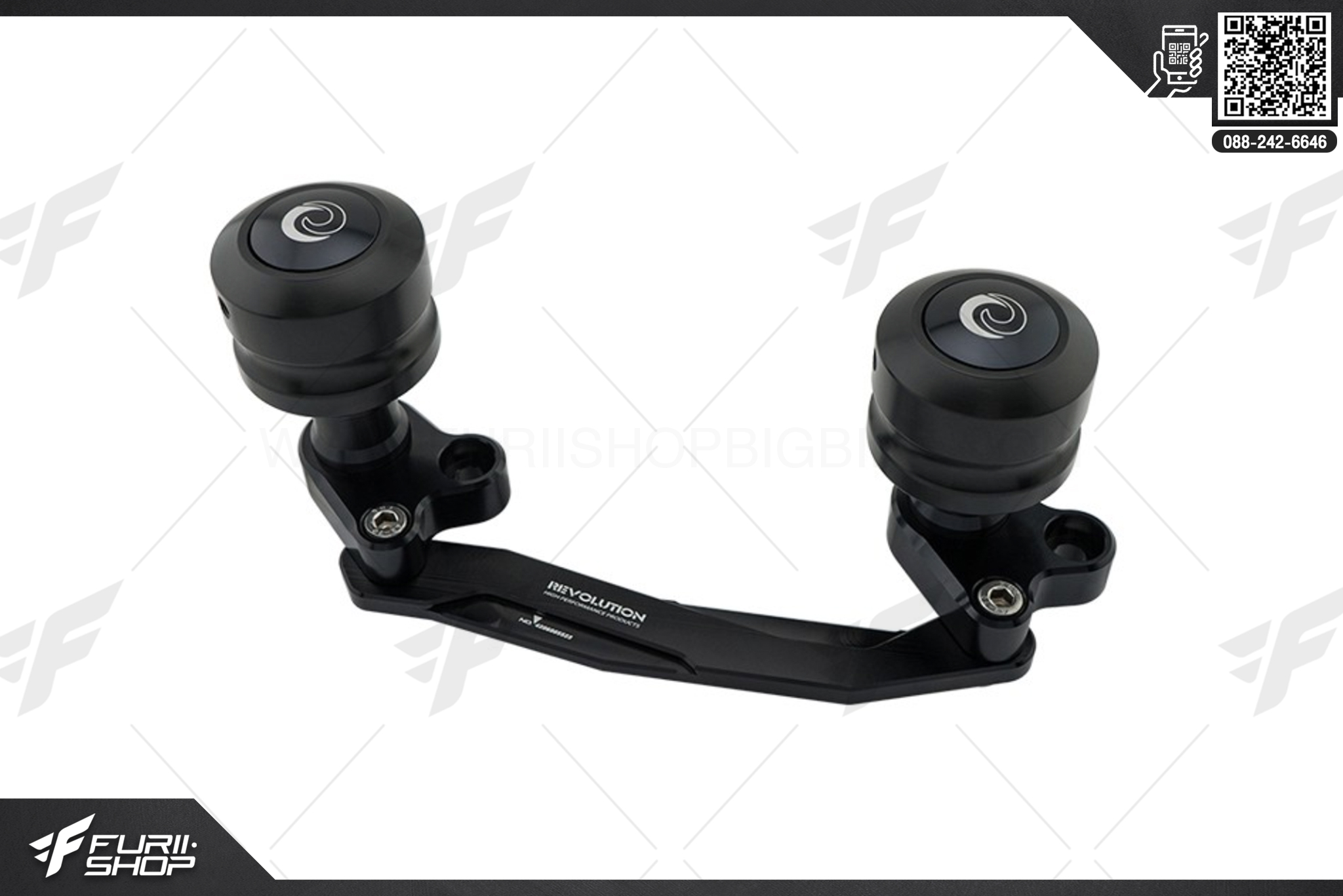 ชุดกันล้มข้างท่อไอเสีย Revolution For Honda Forza350 2020 ท่อแต่ง ท่อสูตร ท่อบิ๊กไบค์ ท่อBigbike ท่อไอเสีย