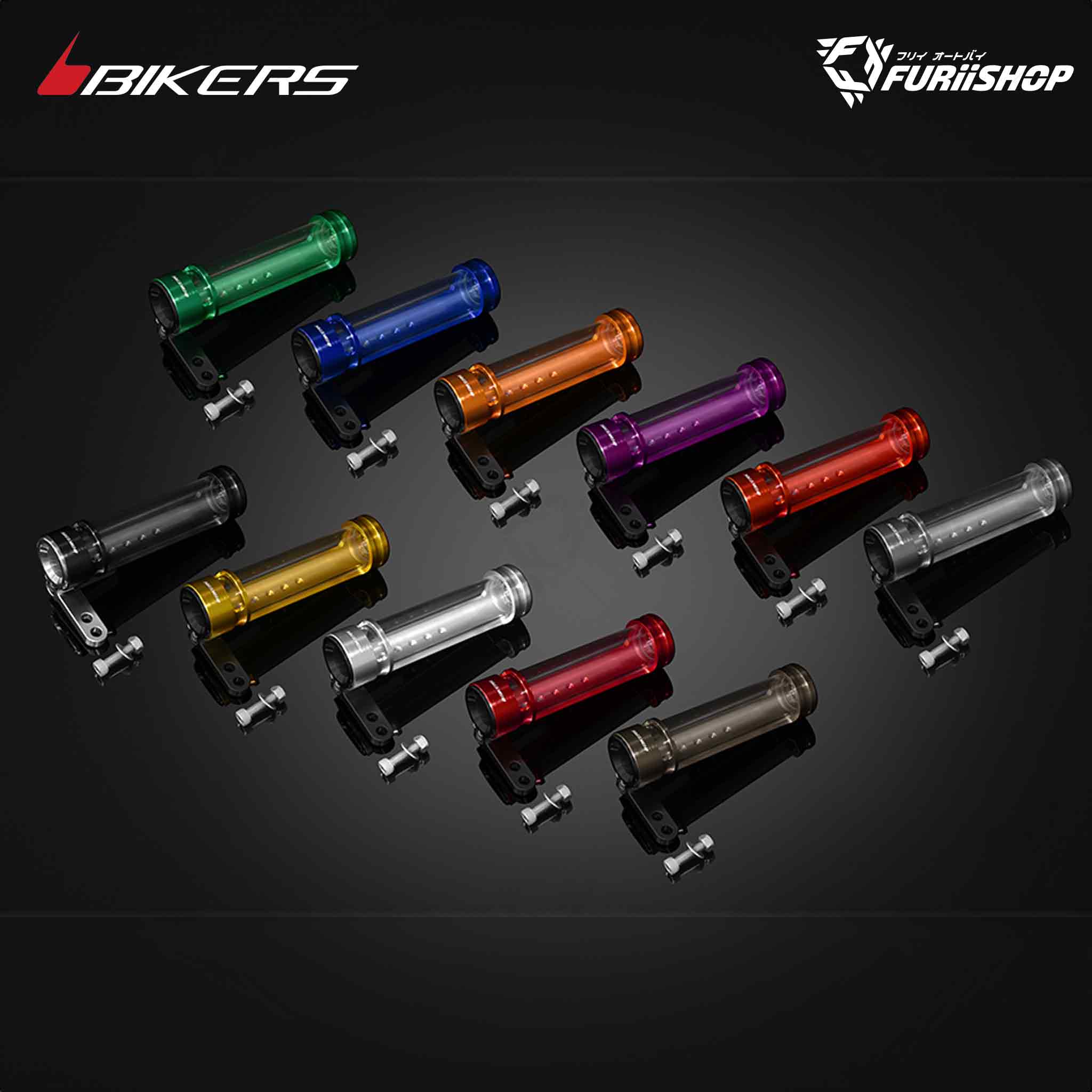 กรอบป้ายภาษีกันน้ำปรับระดับ รุ่นพรีเมียม Premium Adjustable Waterproof Tax Disc Tube Holder BIKERS : C0156