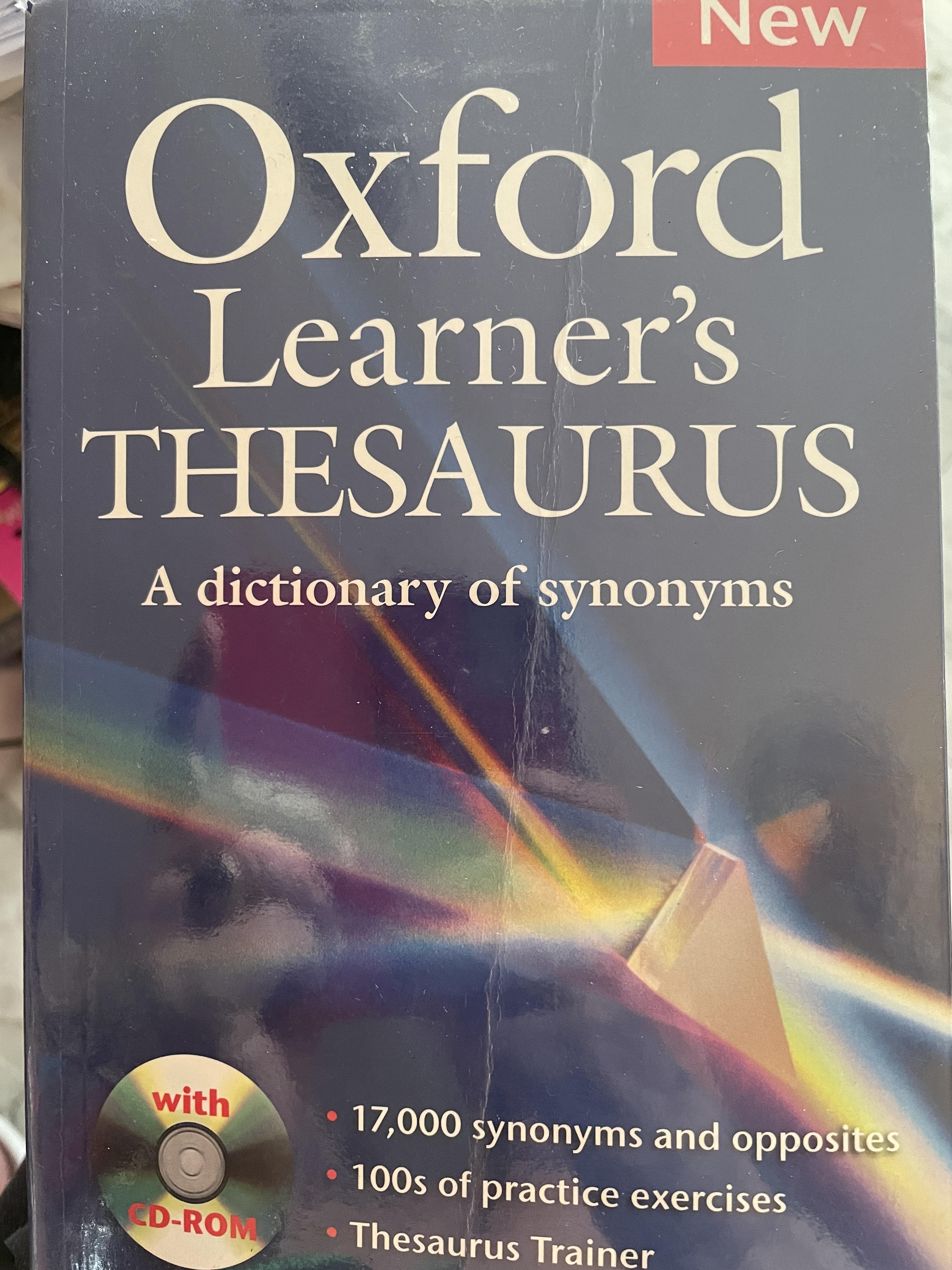 Oxford Learner’s THESAURUS. A DICTIONARY of Synonyms แถม DVD จำนวน 1 แผ่น 4,500 กรัม