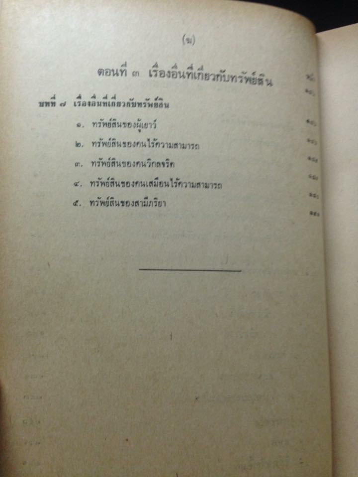 คำอธิบาย กฎหมายแพ่งและพาณิชย์ ว่าด้วย ทรัพย์