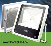 LED Flood Light Slim 50w BIOBULB สีขาว (แสงส้ม)