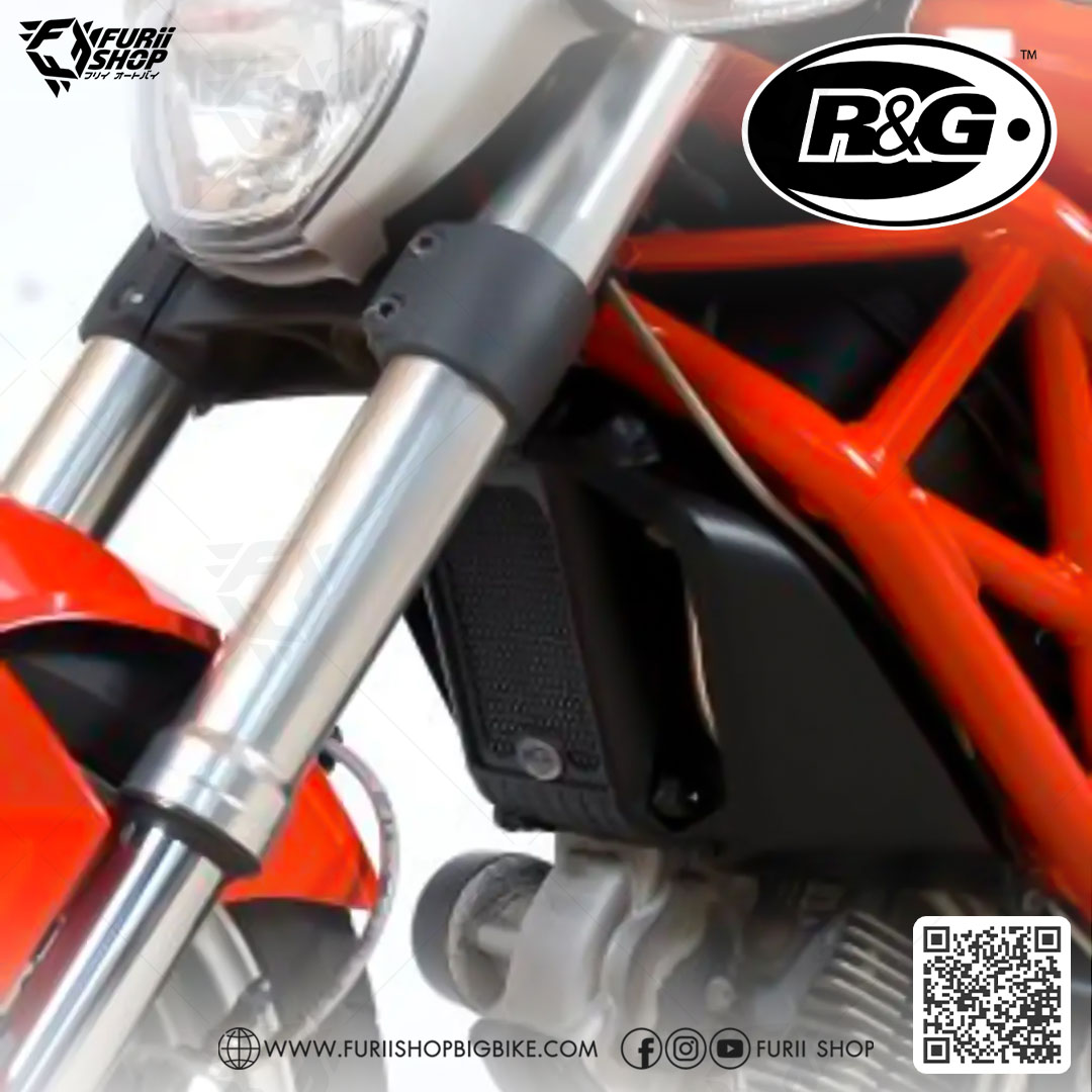 การ์ดน้ำมัน R&G Oil Guard : for Ducati Monster 795/696/796/1100