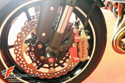 กันล้มล้อหน้า Moth kawasaki Z800
