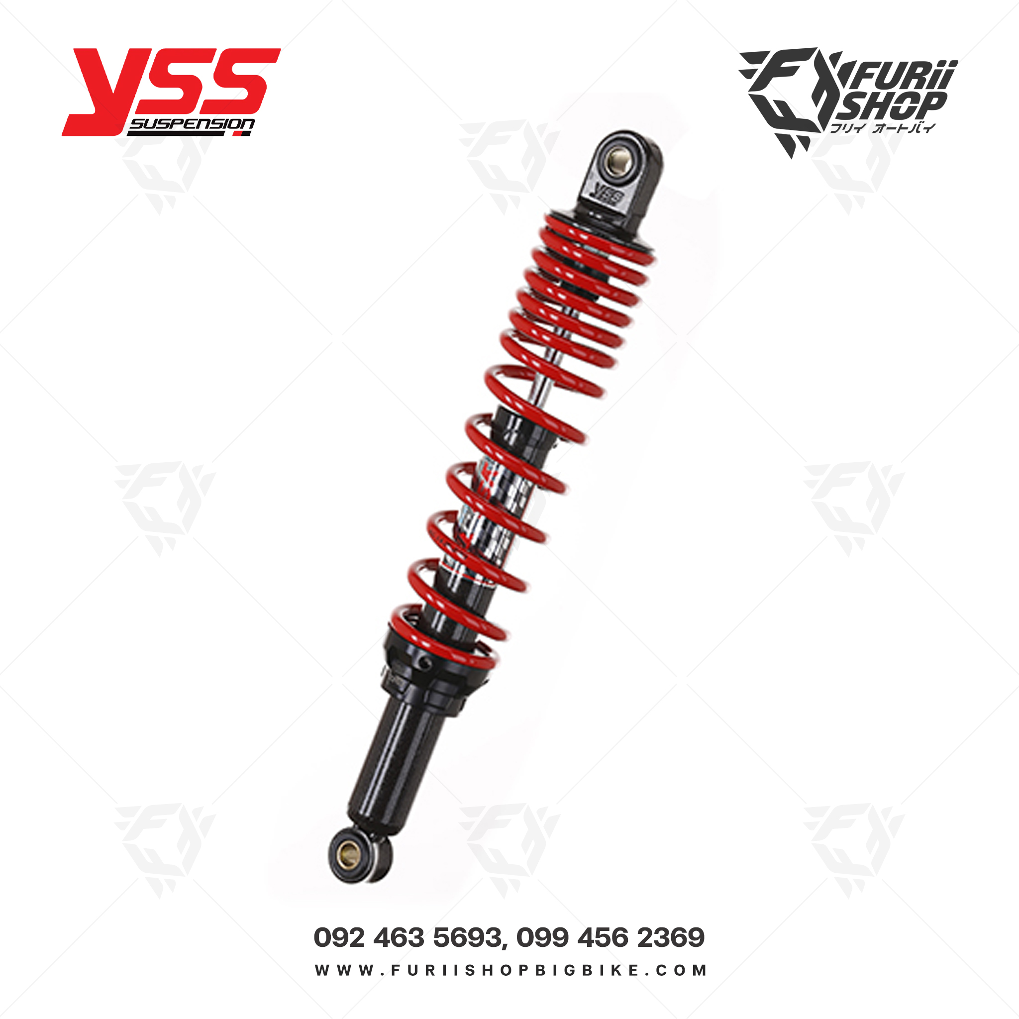 โช๊คหลังแต่ง YSS Drag Racing (TZ302-380TRJ-05-95) : For Honda Forza 300 ’18> / Forza 350 ’20