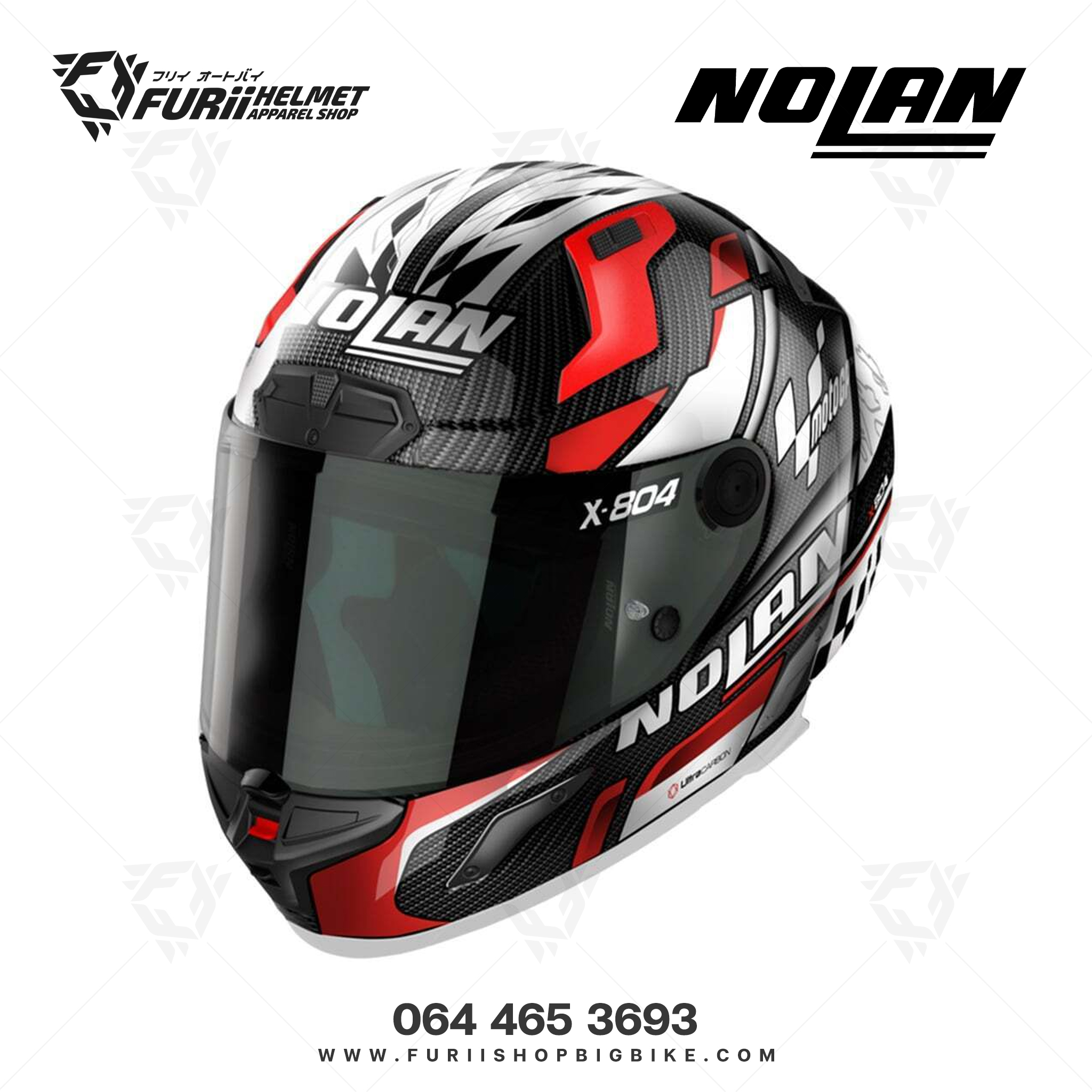 หมวกกันน็อค NOLAN X-804 RS Ultra Carbon Moto GP (22)