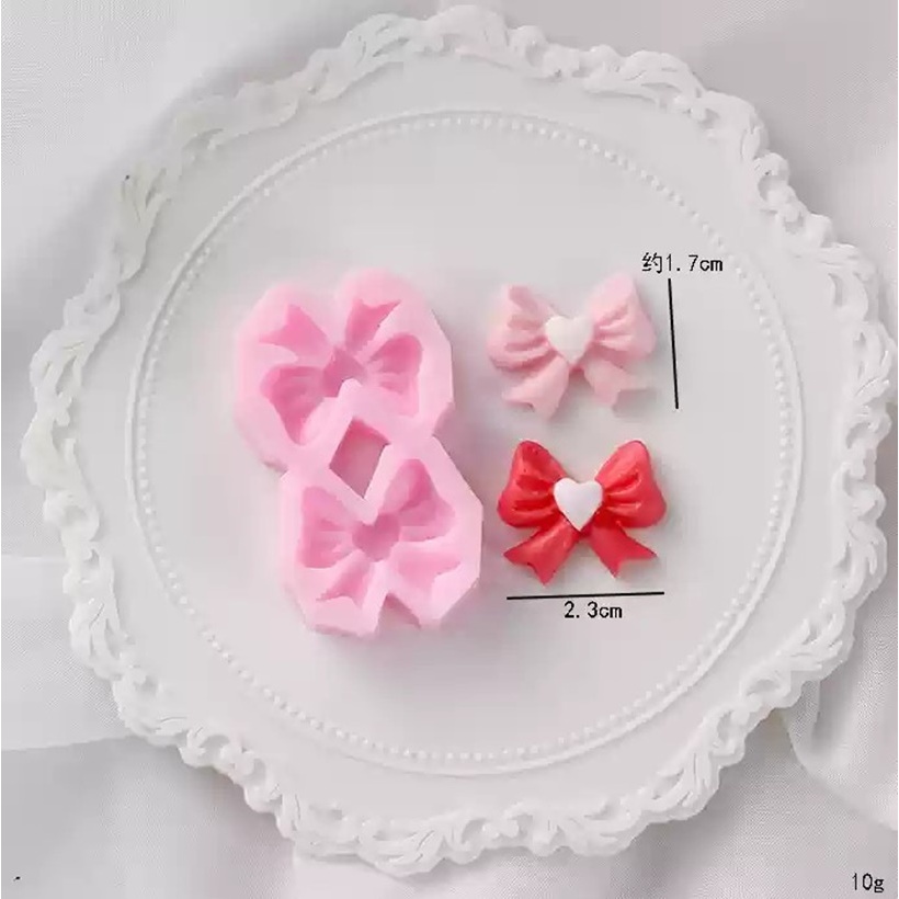 แม่พิพม์ซิลิโคน ฟองดองโบว์ คละไซร์ วุ้น ช๊อคโกแลต ฟองดอง กัมแพลส