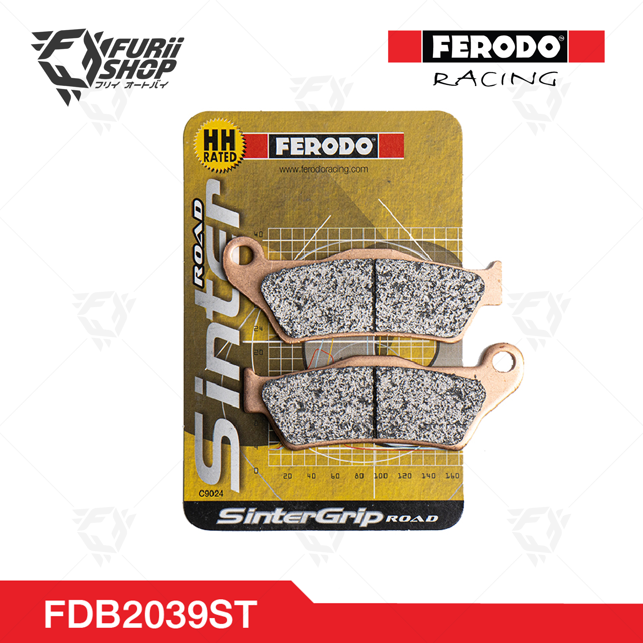 ผ้าเบรกหลัง FERODO RACING : For BMW (FDB2039ST)