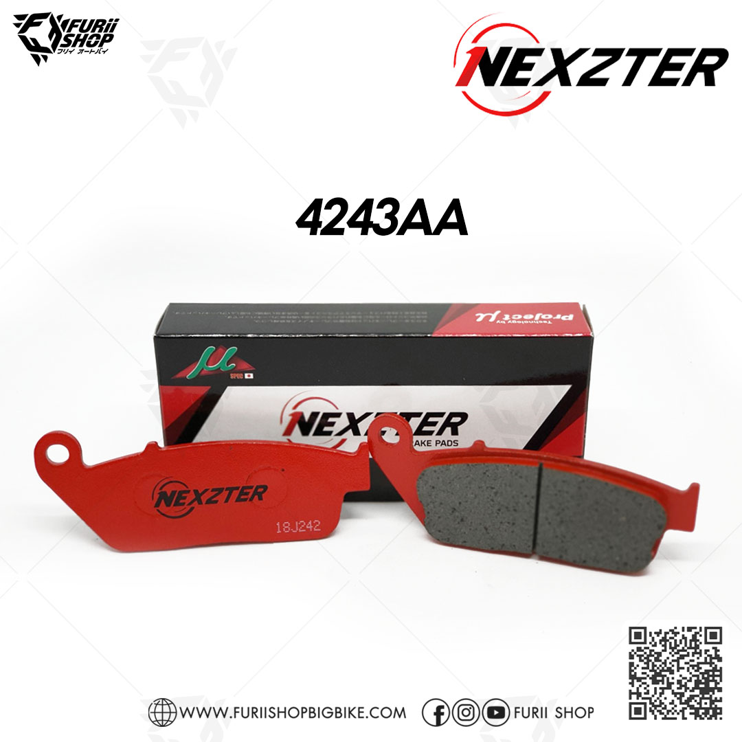 ผ้าเบรก Nexzter Part NO. 4243AA (F) : for Kawaski Z650 / NINJA 650 (Y17) / VERSYS 650 (Y17) / VERSYS-X 300