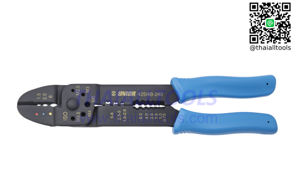 คีมย้ำหัว 9.1/2 inch (240 mm) TERMINAL CRIMPING PLIERS UNIOR
