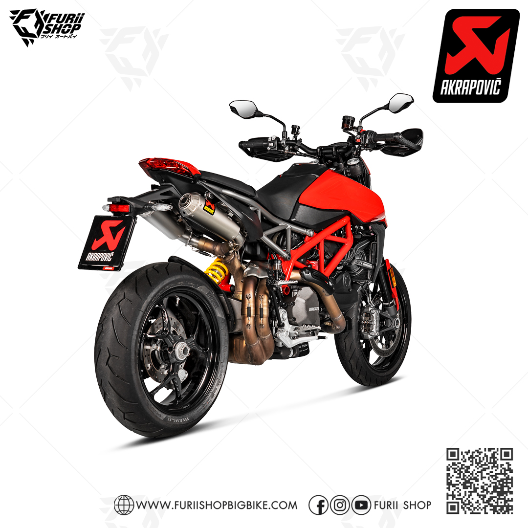 ท่อ AKRAPOVIC SLIP ON FOR Ducati Hypermotard 950 2019