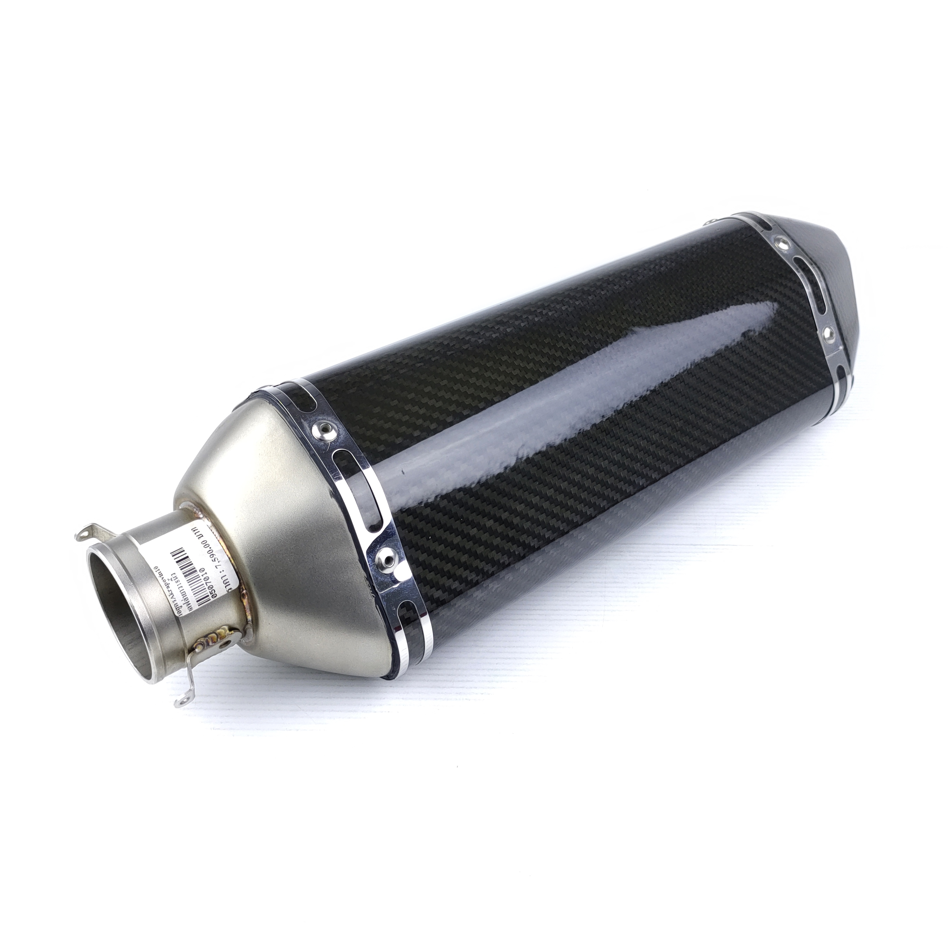 ปลายท่อสูตร ปลายท่อแต่ง Akrapovic สวมคอ 2 นิ้ว ยาว 18 นิ้ว เพียวคาร์บอน