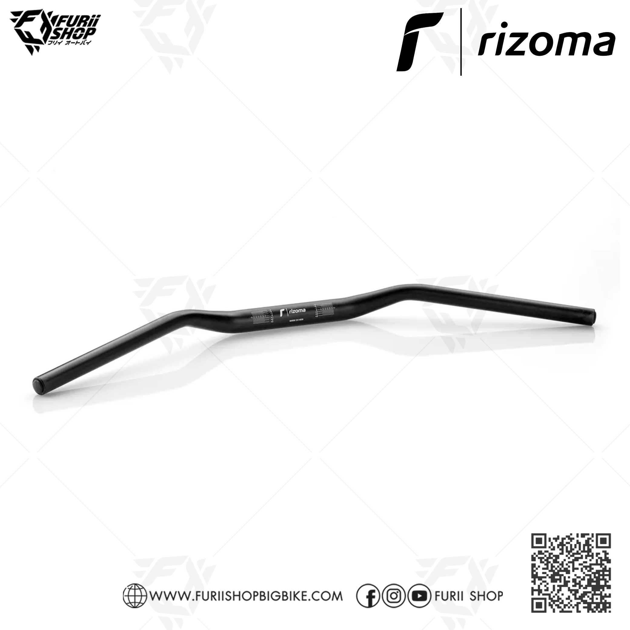 แฮนด์อ้วน Rizoma 11/8 inch. Diameter Handlebar : for Universal