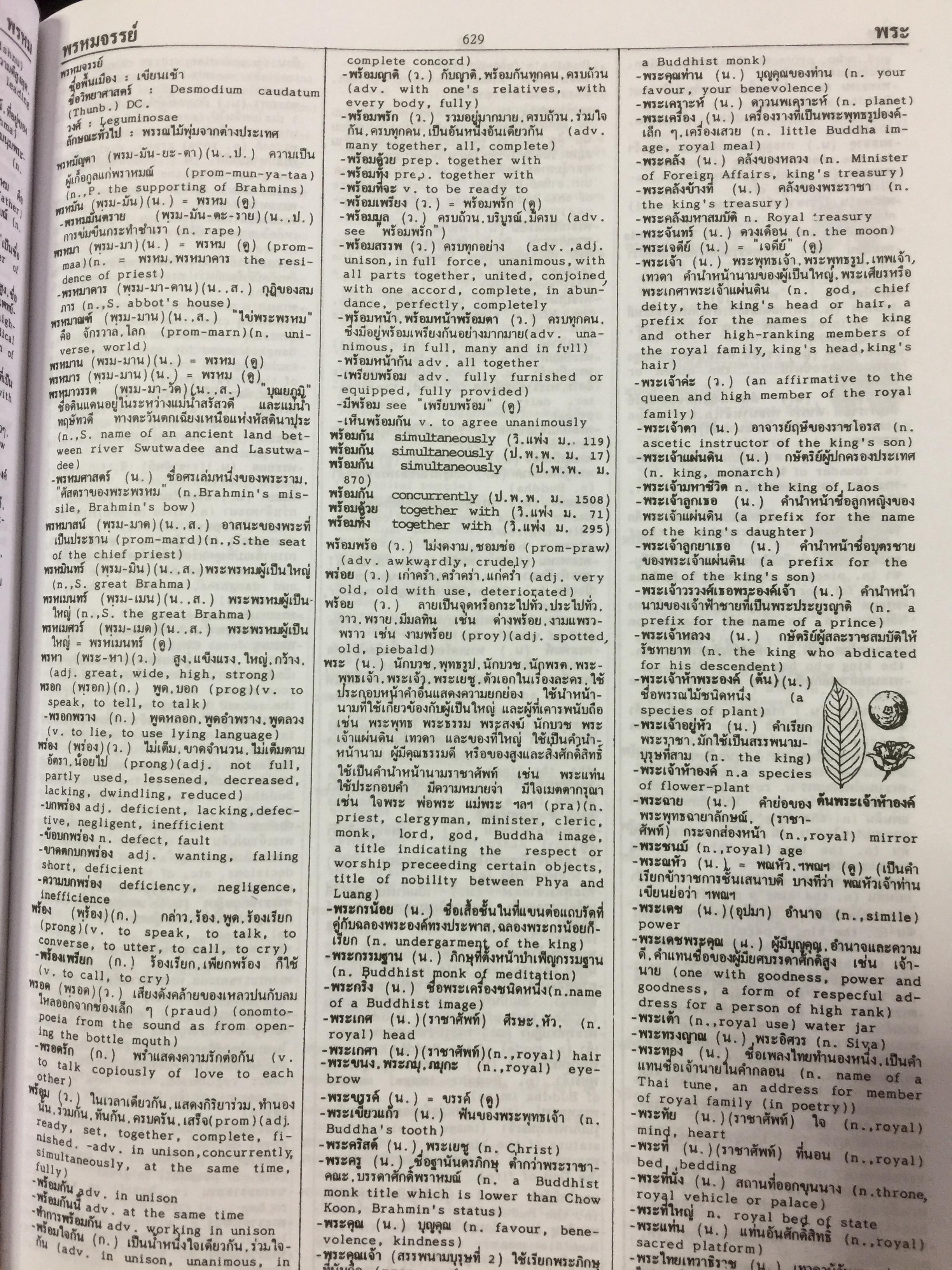 พจนานุกรม ไทย-อังกฤษ (ฉบับห้องสมุด) Thai-English Dictionary ( Library Edition ) จุคำศัพท์มากที่สุด จุความหมายสำคัญมากที่สุด จุภาพอธิบายมากที่สุด. โดยศ.ดร.วิทย์ เที่ยงบูรณธรรม 0 กก.