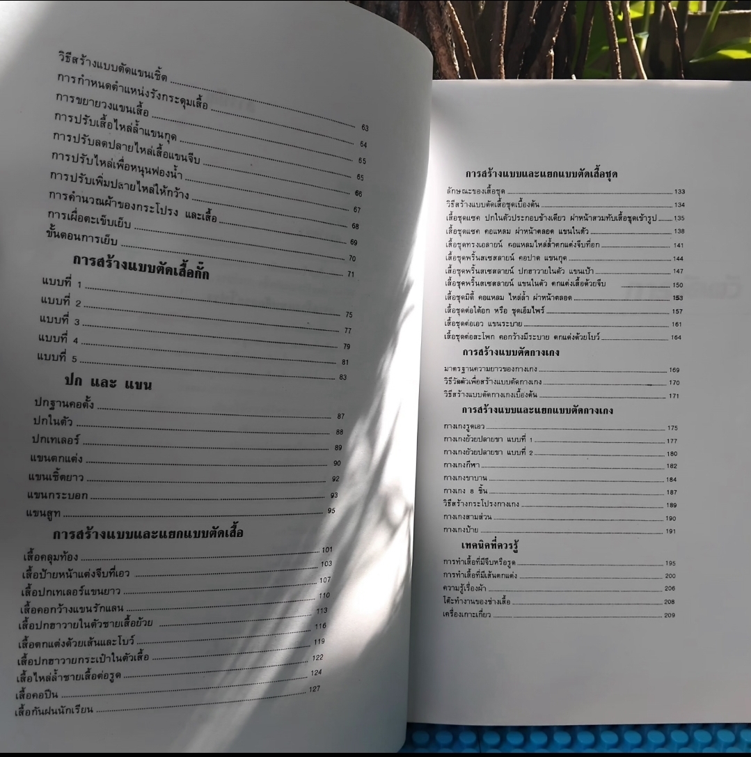 เทคนิคการสร้างแบบตัดเสื้อสตรี โดย พรรณงาม สุวรรณเสวก หนังสือสะสม ไม่มีรอยดินสอปากกา