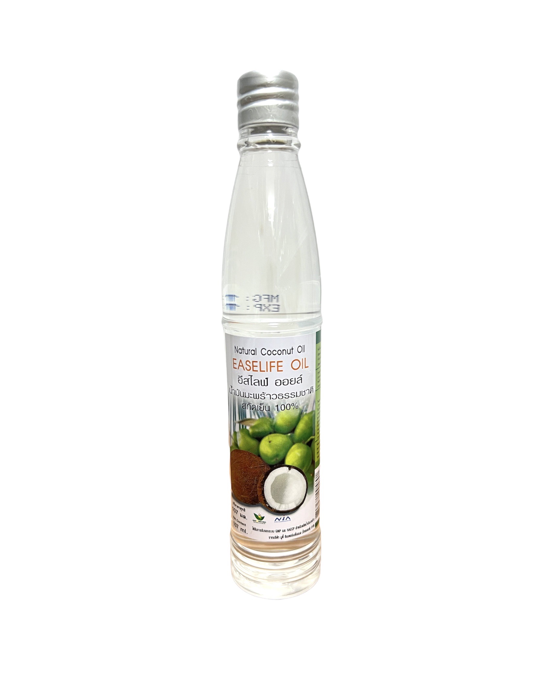 น้ำมันมะพร้าวสกัดเย็น Easelife (107 ml) ราคา 100 ฿ ( 6 ชิ้น ส่ง 95 ฿)
